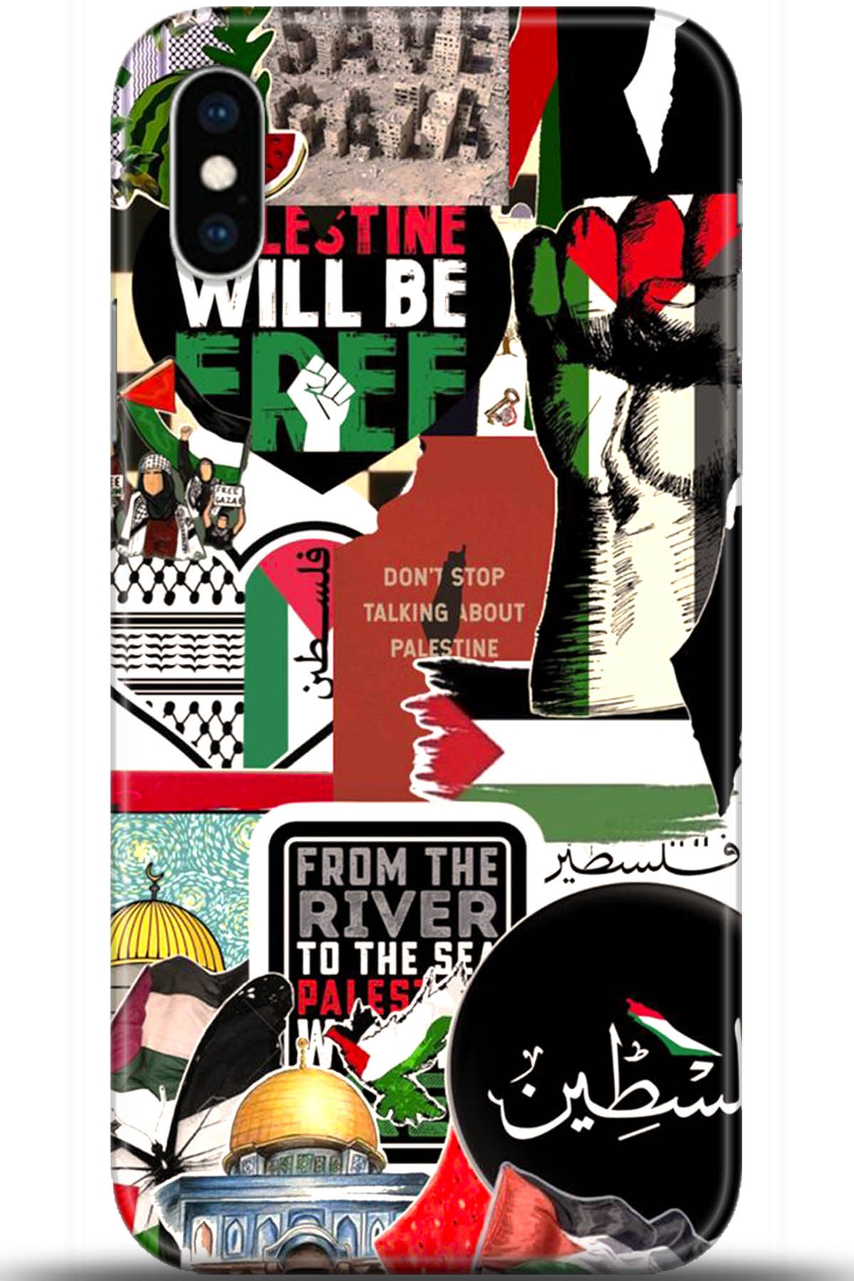 Apple iPhone X Uyumlu Kılıf HD Baskılı Kılıf - Followed Institution 5617