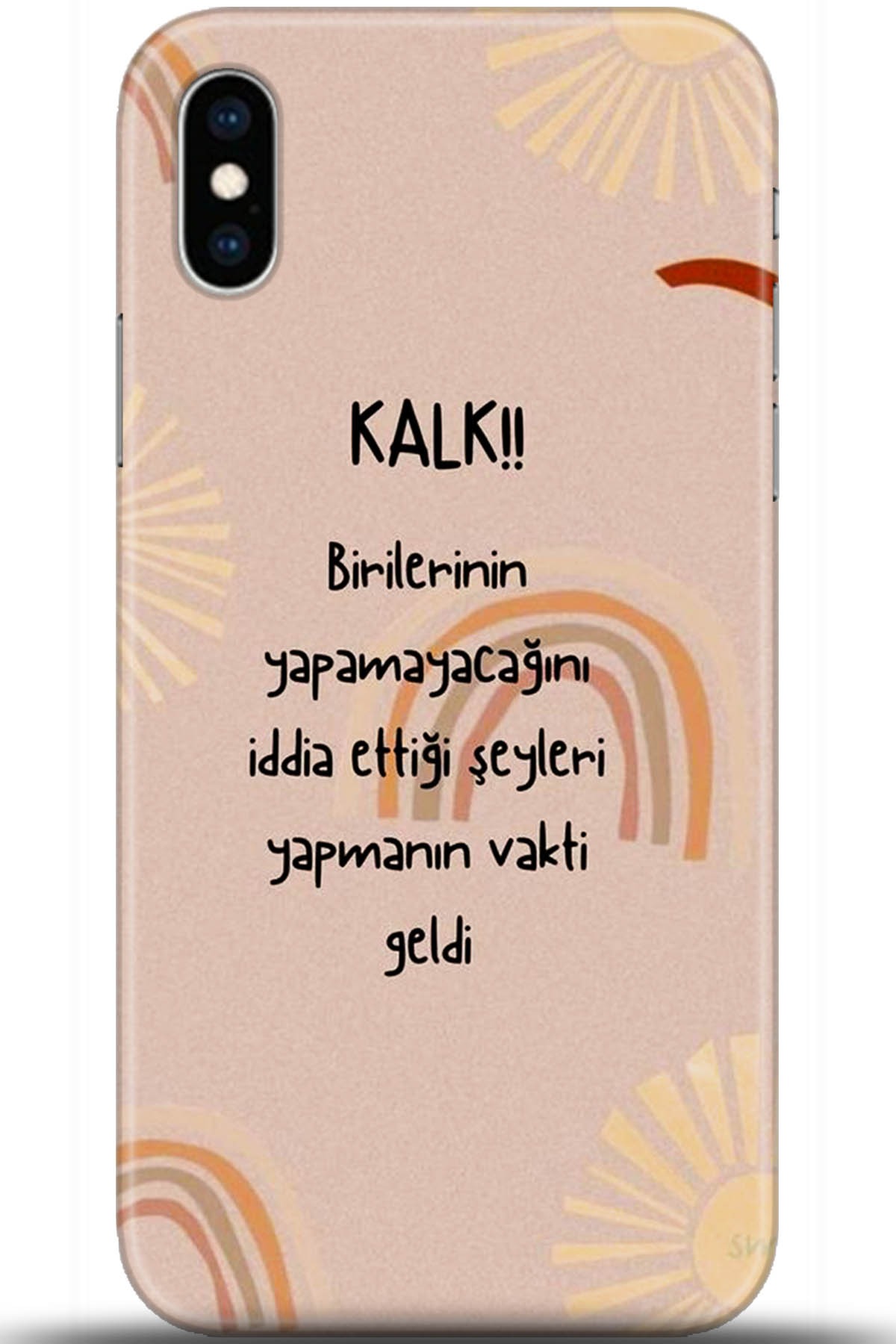 Apple iPhone X Uyumlu Kılıf HD Baskılı Kılıf - Followed Institution 5688