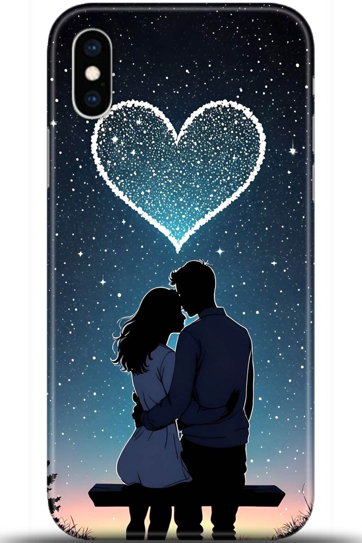 Apple iPhone X Uyumlu Kılıf HD Baskılı Kılıf - Followed Institution 5691