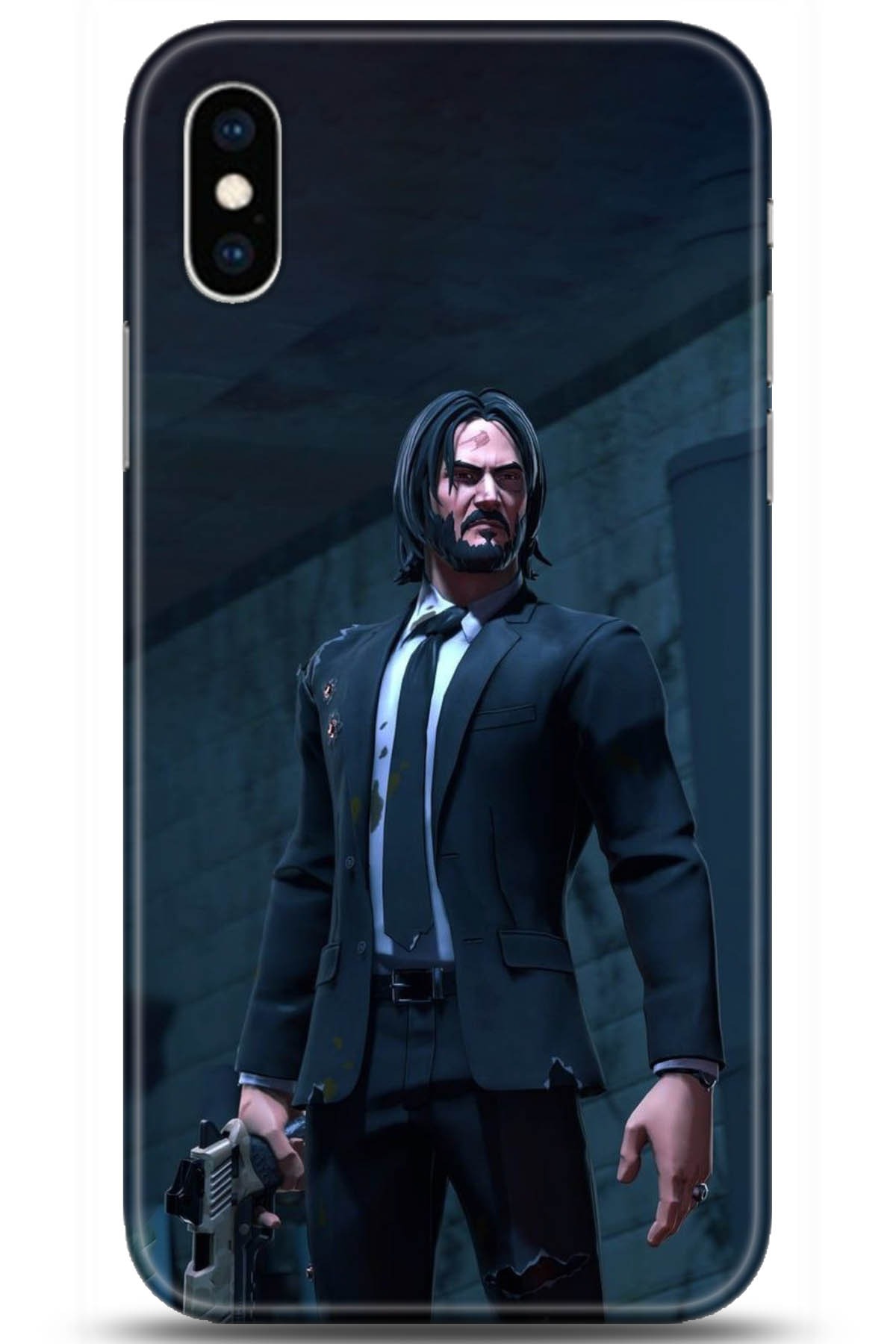 Apple iPhone XS Uyumlu Kılıf HD Baskılı Kılıf - Followed Institution 5106