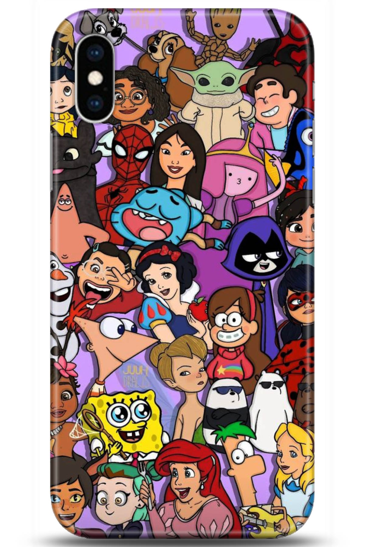 Apple iPhone XS Uyumlu Kılıf HD Baskılı Kılıf - Followed Institution 5168