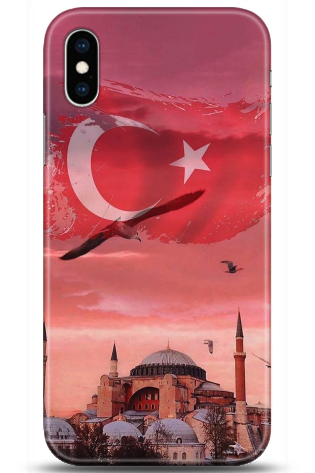 Apple iPhone XS Uyumlu Kılıf HD Baskılı Kılıf - Followed Institution 5179