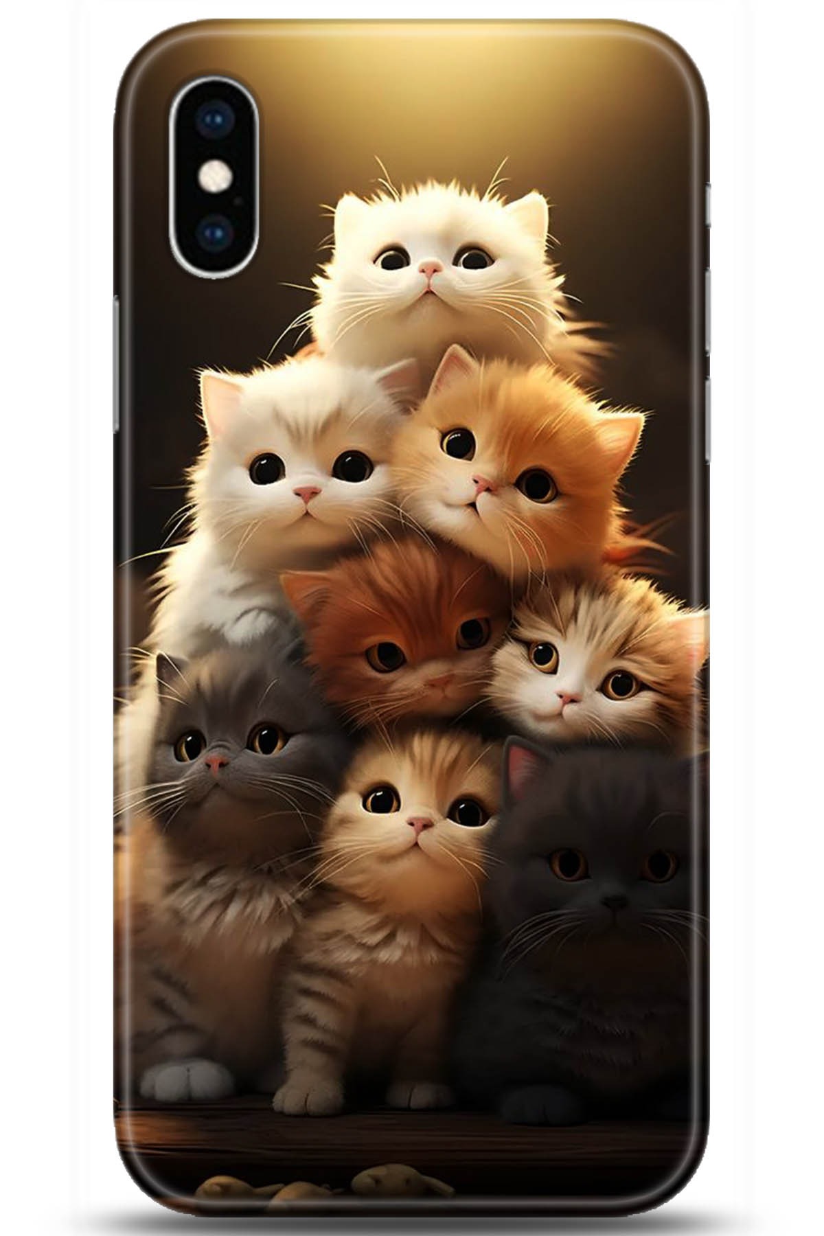 Apple iPhone XS Uyumlu Kılıf HD Baskılı Kılıf - Followed Institution 5254