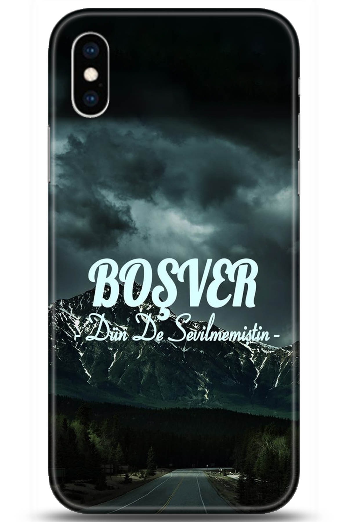 Apple iPhone XS Uyumlu Kılıf HD Baskılı Kılıf - Followed Institution 5288