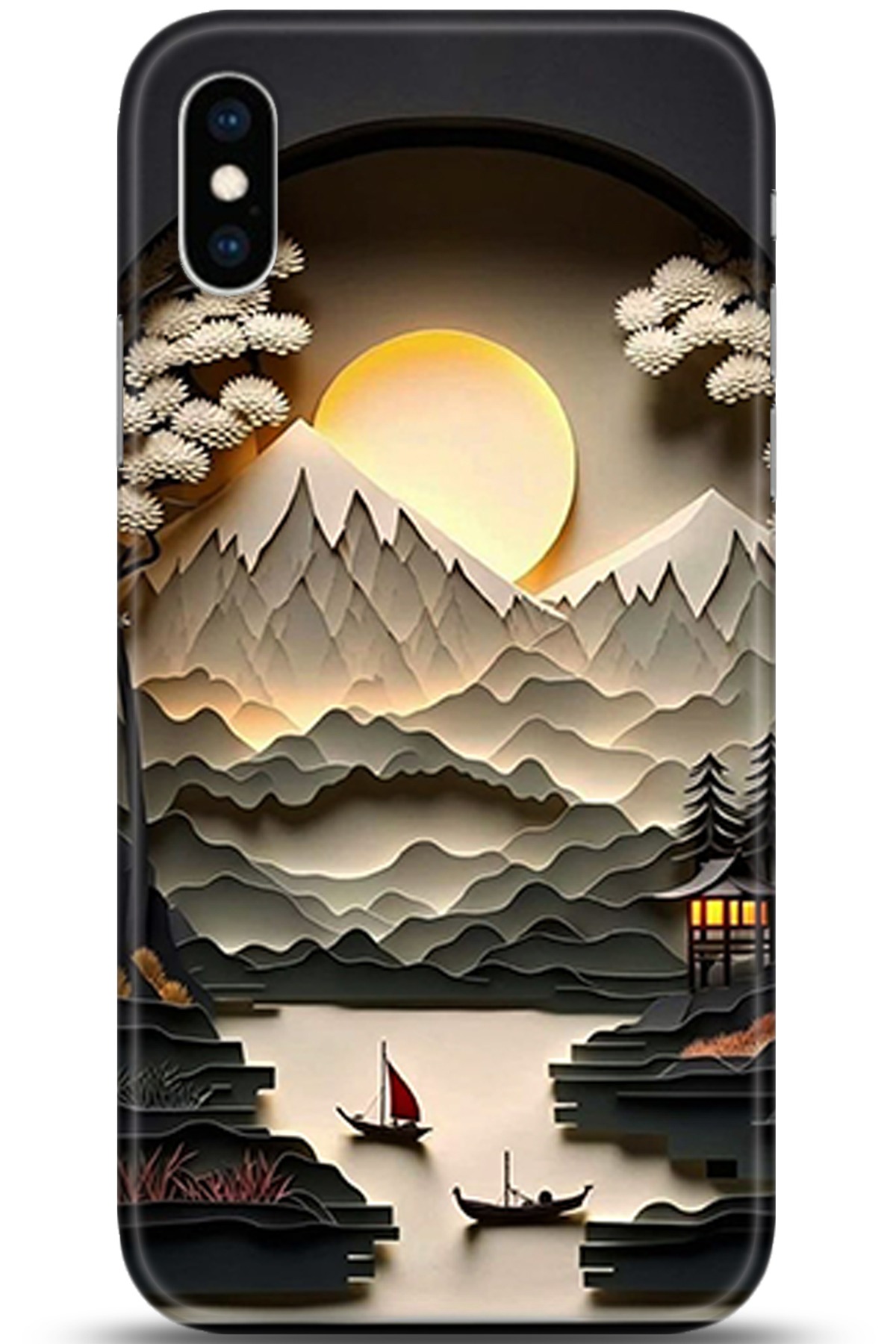 Apple iPhone XS Uyumlu Kılıf HD Baskılı Kılıf - Followed Institution 5354