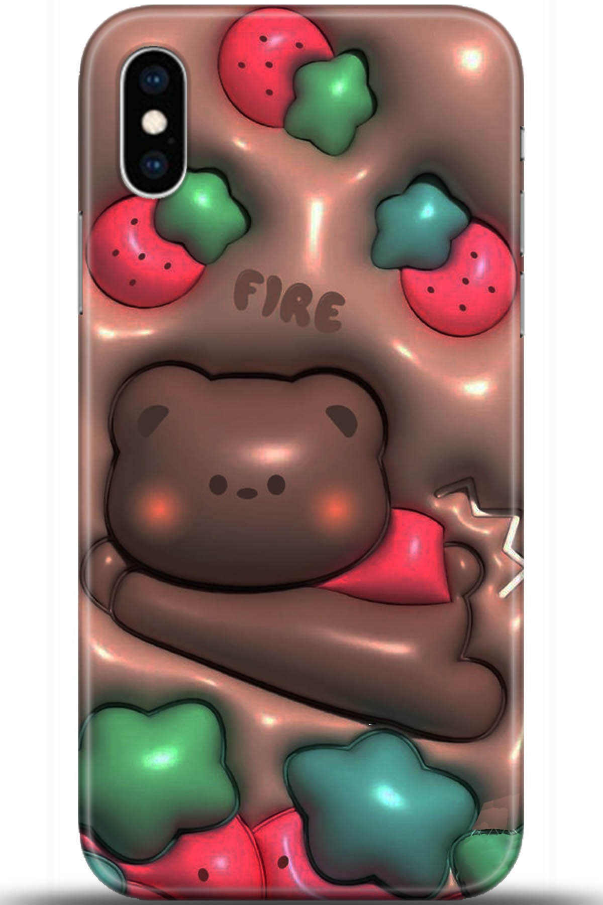 Apple iPhone XS Uyumlu Kılıf HD Baskılı Kılıf - Followed Institution 5371