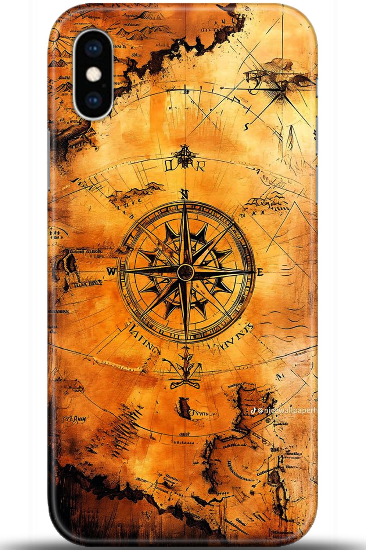 Apple iPhone XS Uyumlu Kılıf HD Baskılı Kılıf - Followed Institution 5383