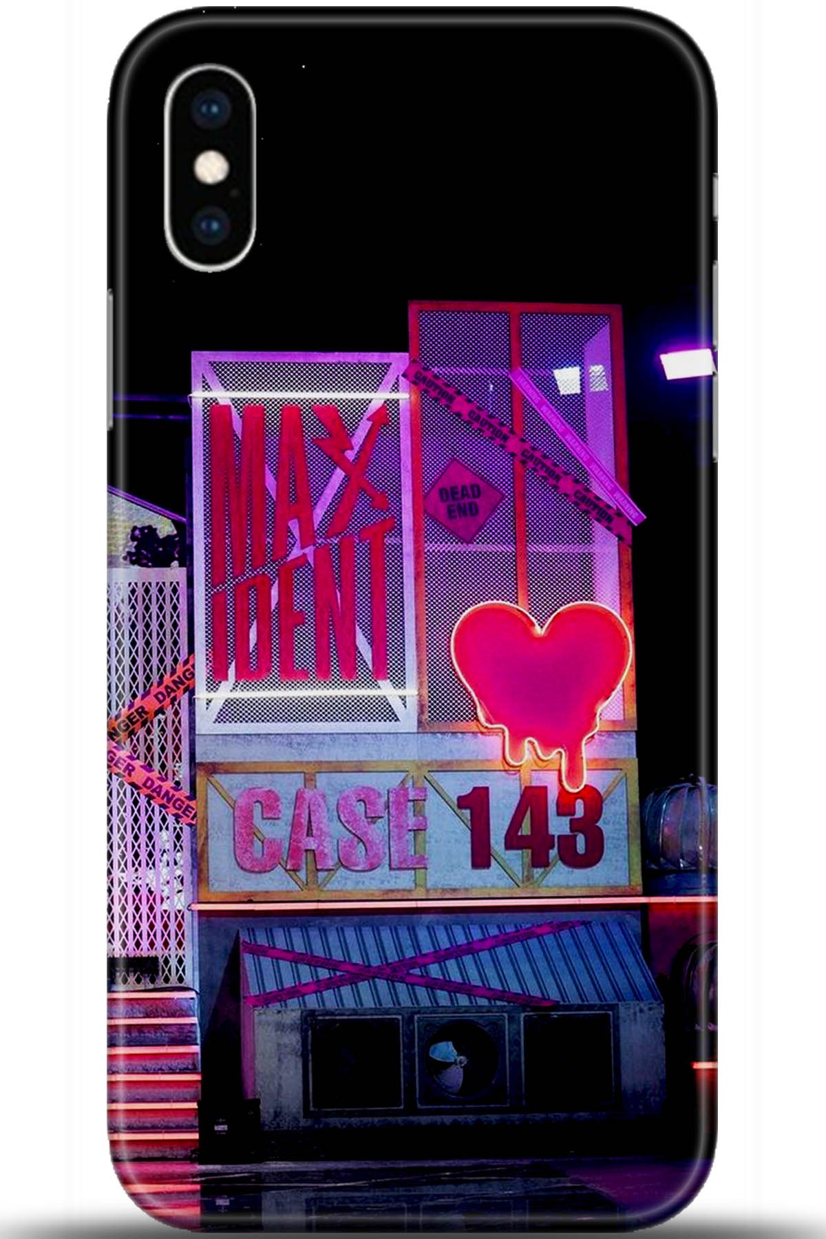 Apple iPhone XS Uyumlu Kılıf HD Baskılı Kılıf - Followed Institution 5448