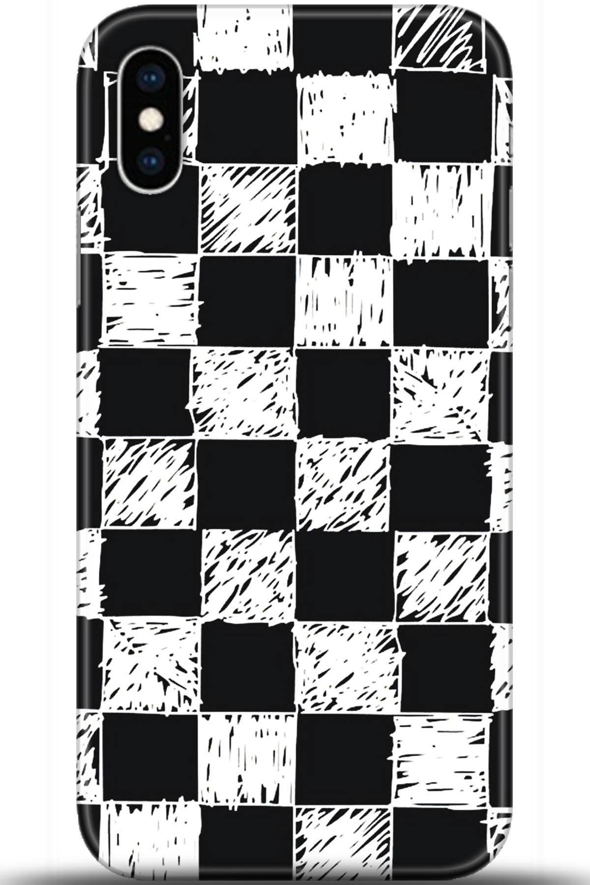 Apple iPhone XS Uyumlu Kılıf HD Baskılı Kılıf - Followed Institution 5483