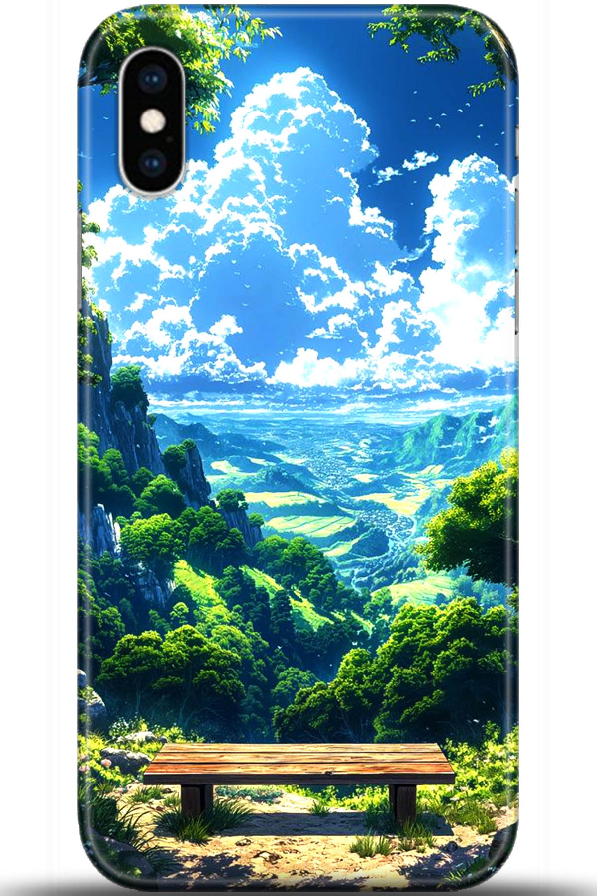 Apple iPhone XS Uyumlu Kılıf HD Baskılı Kılıf - Followed Institution 5497