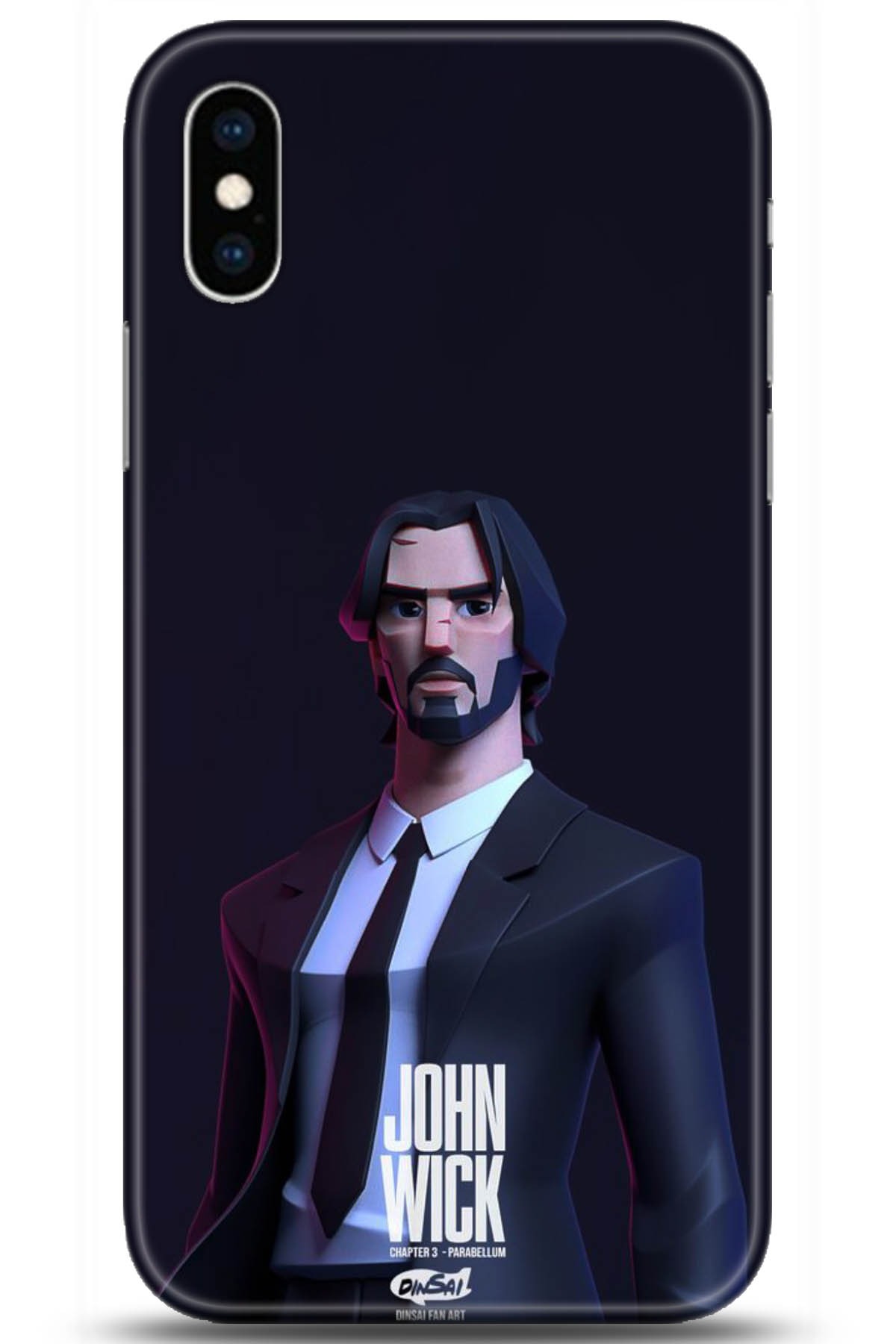 Apple iPhone XS Max Uyumlu Kılıf HD Baskılı Kılıf - Followed Institution 5018