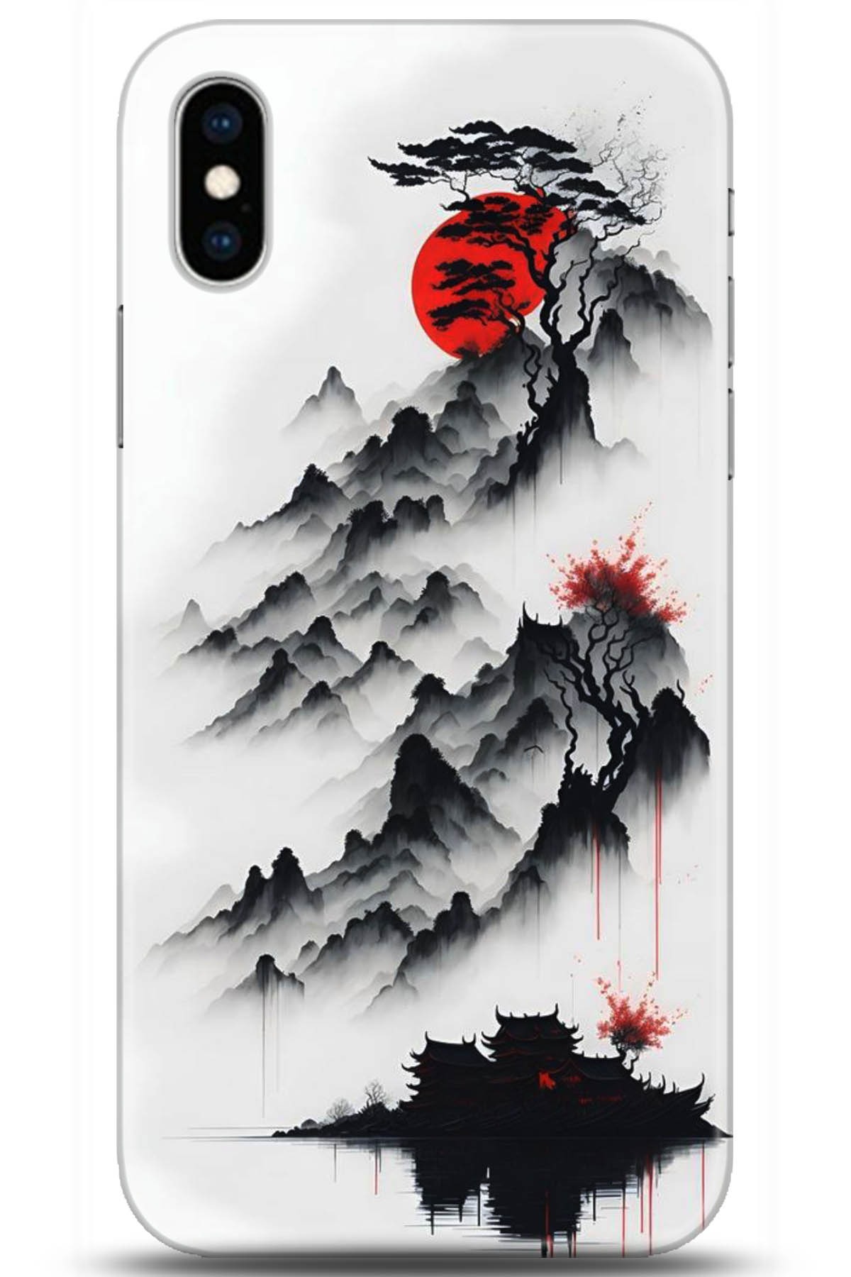 Apple iPhone XS Max Uyumlu Kılıf HD Baskılı Kılıf - Followed Institution 5172