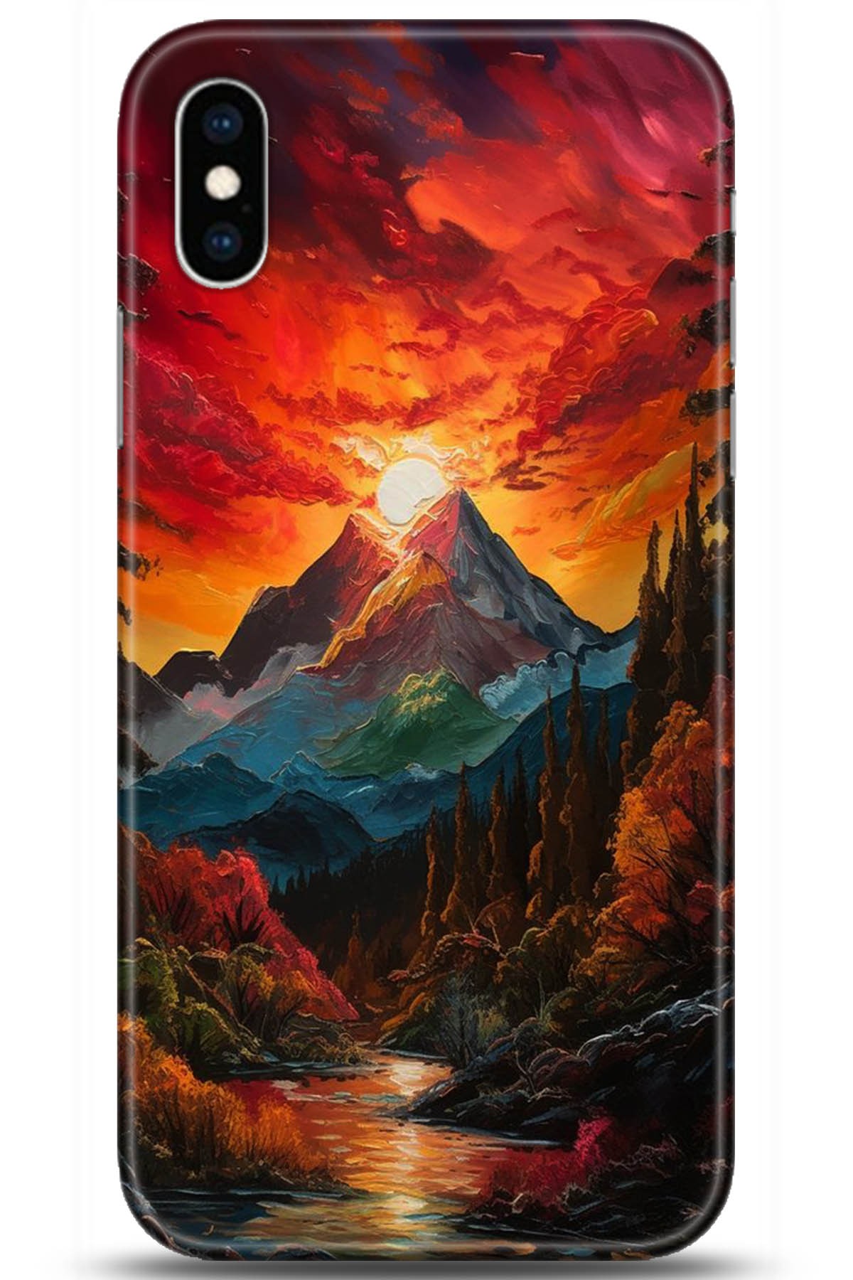 Apple iPhone XS Max Uyumlu Kılıf HD Baskılı Kılıf - Followed Institution 5224