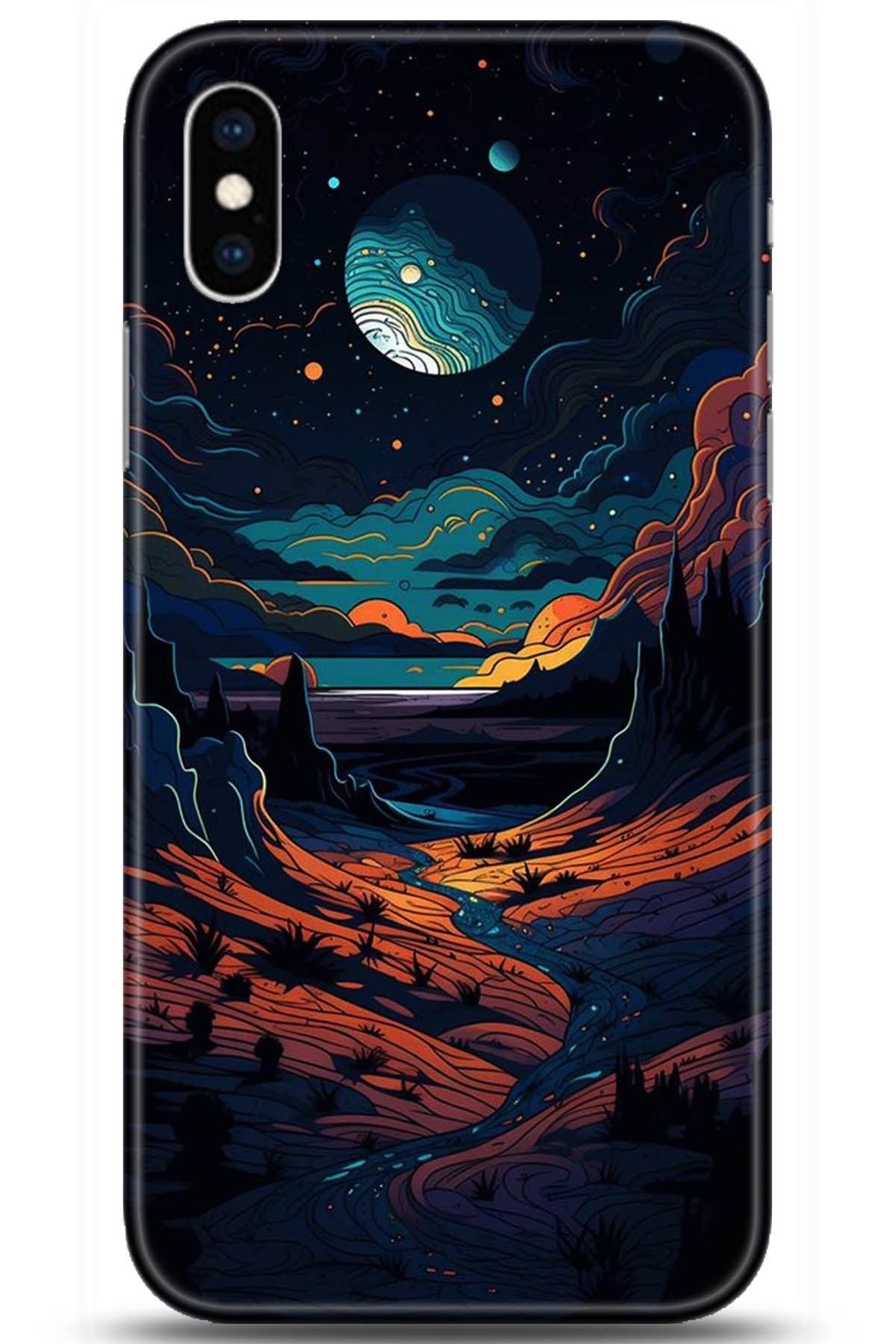 Apple iPhone XS Max Uyumlu Kılıf HD Baskılı Kılıf - Followed Institution 5275