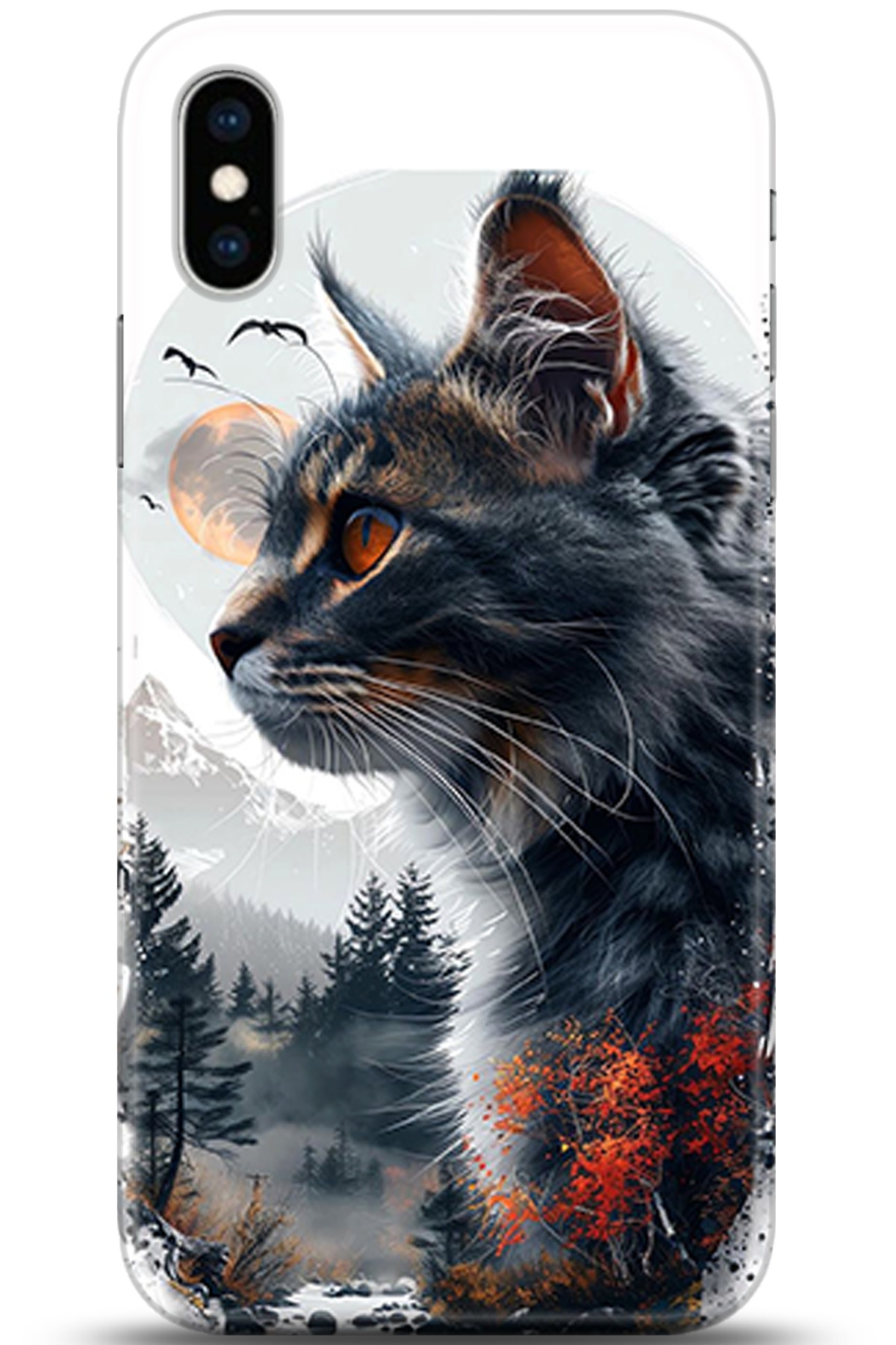 Apple iPhone XS Max Uyumlu Kılıf HD Baskılı Kılıf - Followed Institution 5319