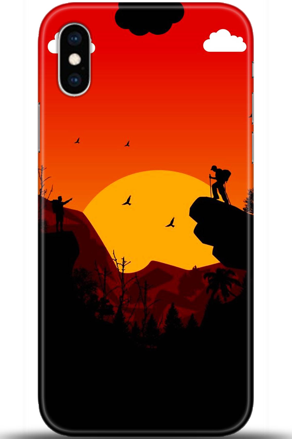 Apple iPhone XS Max Uyumlu Kılıf HD Baskılı Kılıf - Followed Institution 5407