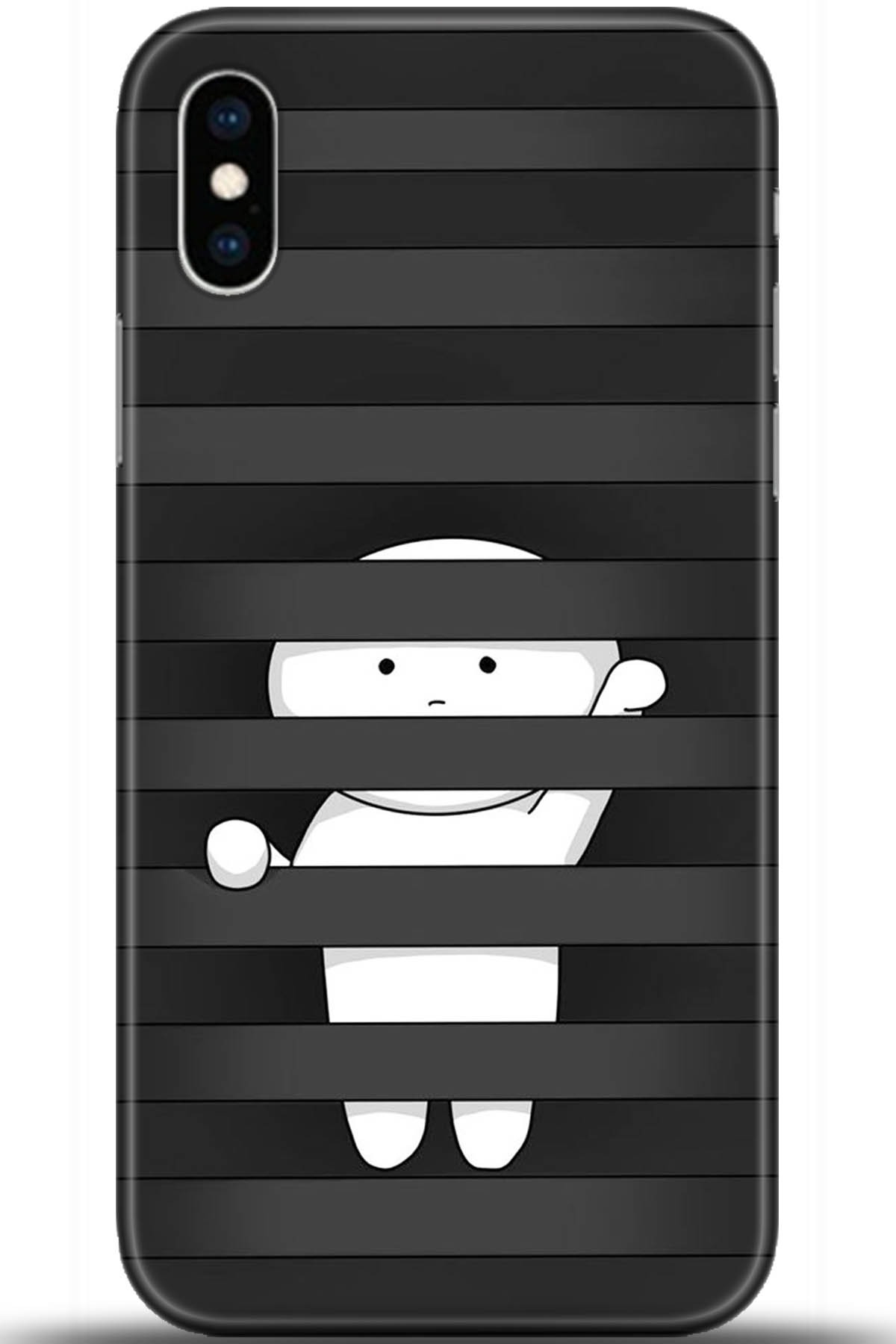 Apple iPhone XS Max Uyumlu Kılıf HD Baskılı Kılıf - Followed Institution 5478