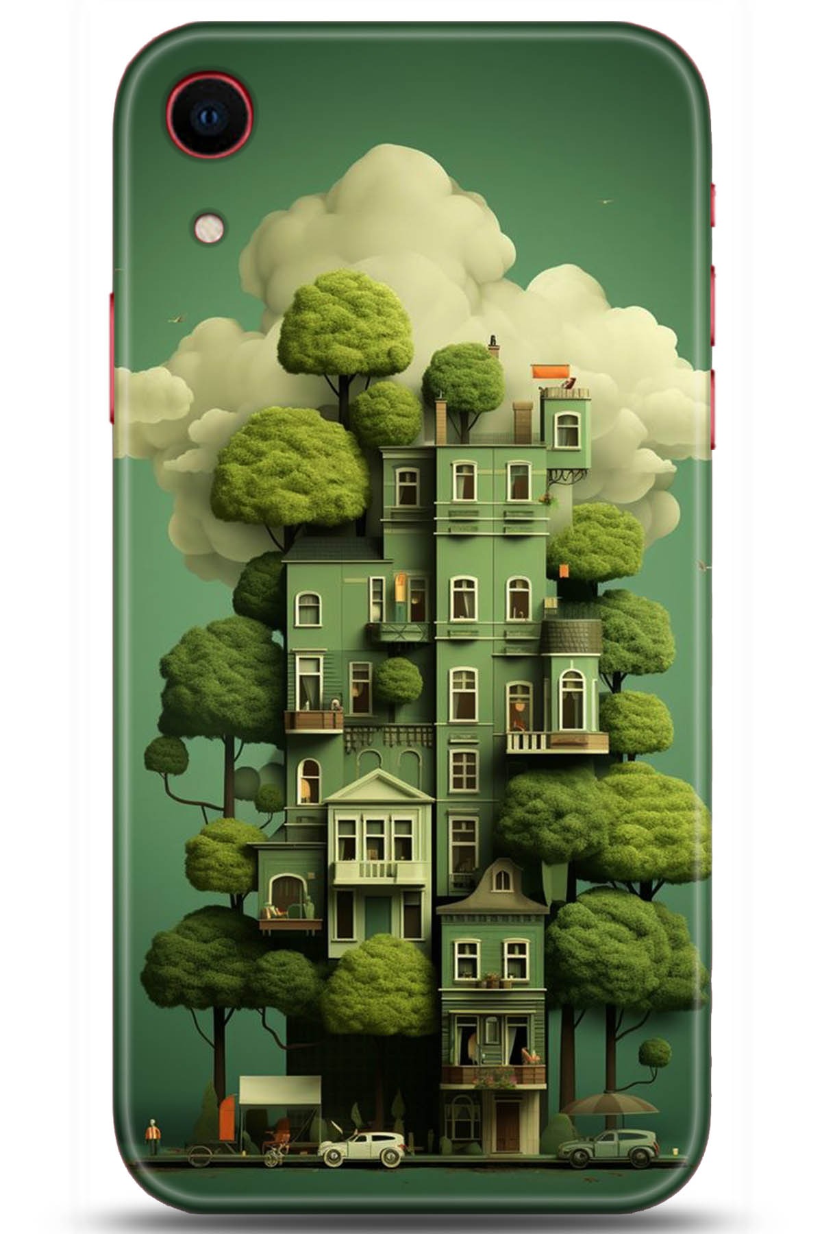 Apple iPhone XR Uyumlu Kılıf HD Baskılı Kılıf - Followed Institution 5273