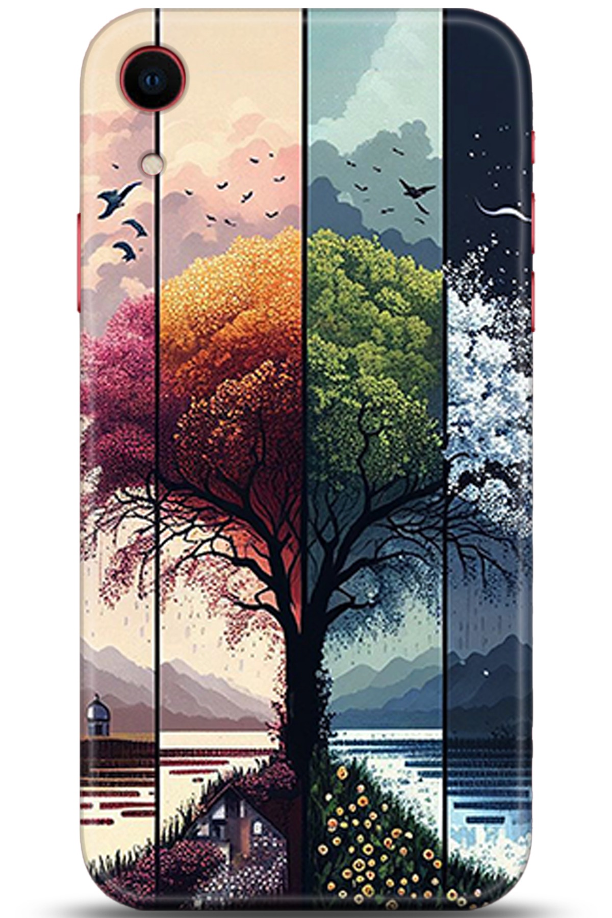 Apple iPhone XR Uyumlu Kılıf HD Baskılı Kılıf - Followed Institution 5369