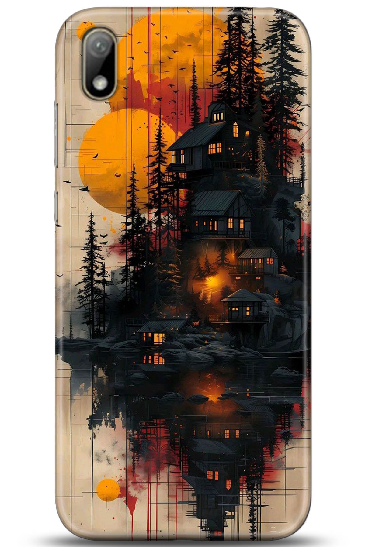 Huawei Y5 2019 Uyumlu Kılıf HD Baskılı Kılıf - Followed Institution 5292