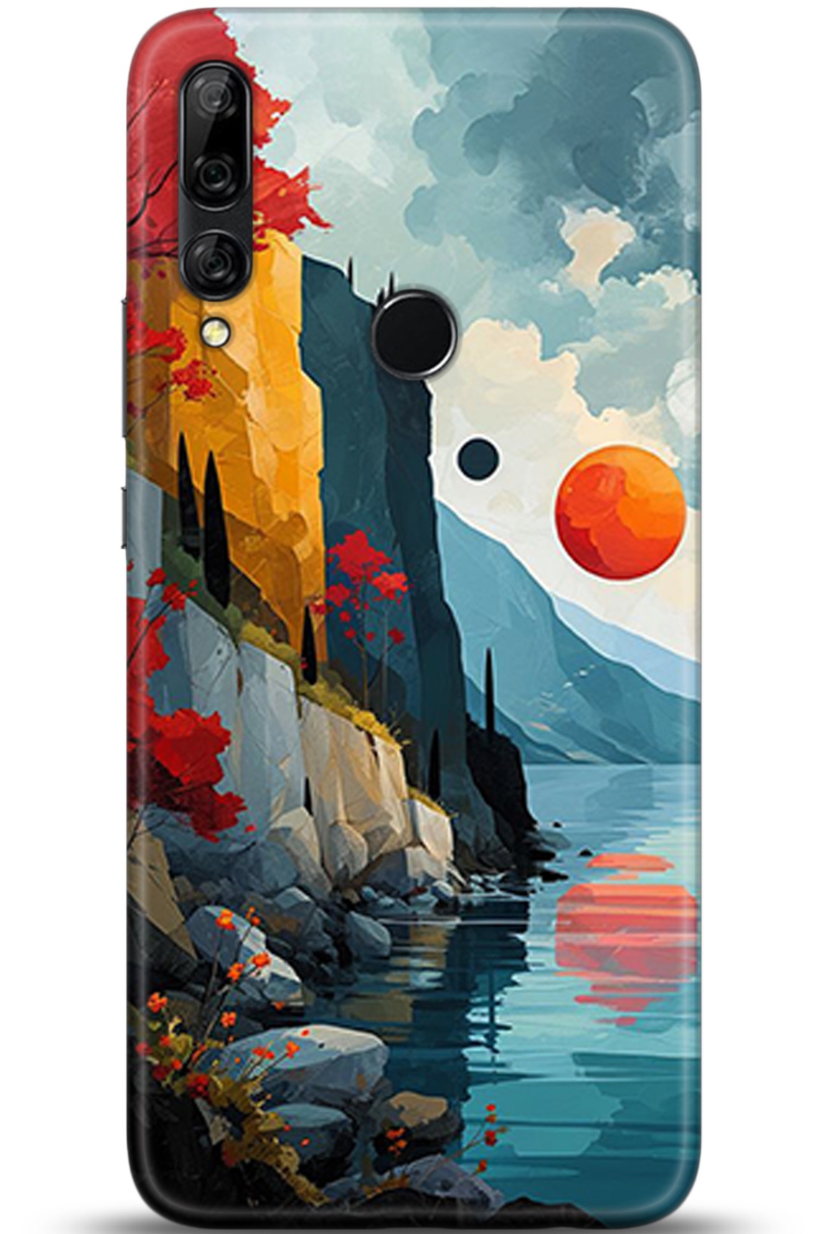 Huawei Y9 Prime 2019 Uyumlu Kılıf HD Baskılı Kılıf - Followed Institution 5368