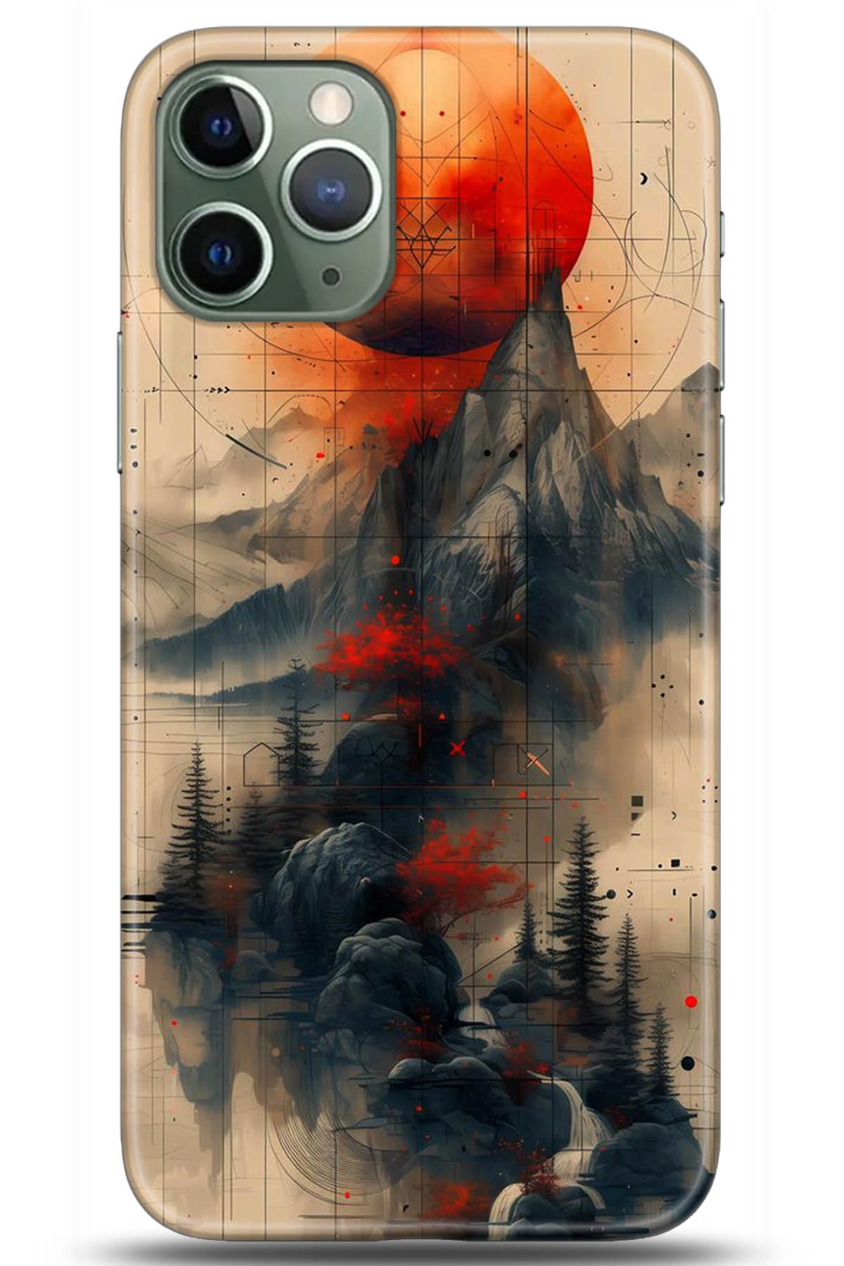 Apple iPhone 11 Pro Max Uyumlu Kılıf HD Baskılı Kılıf - Followed Institution 5244