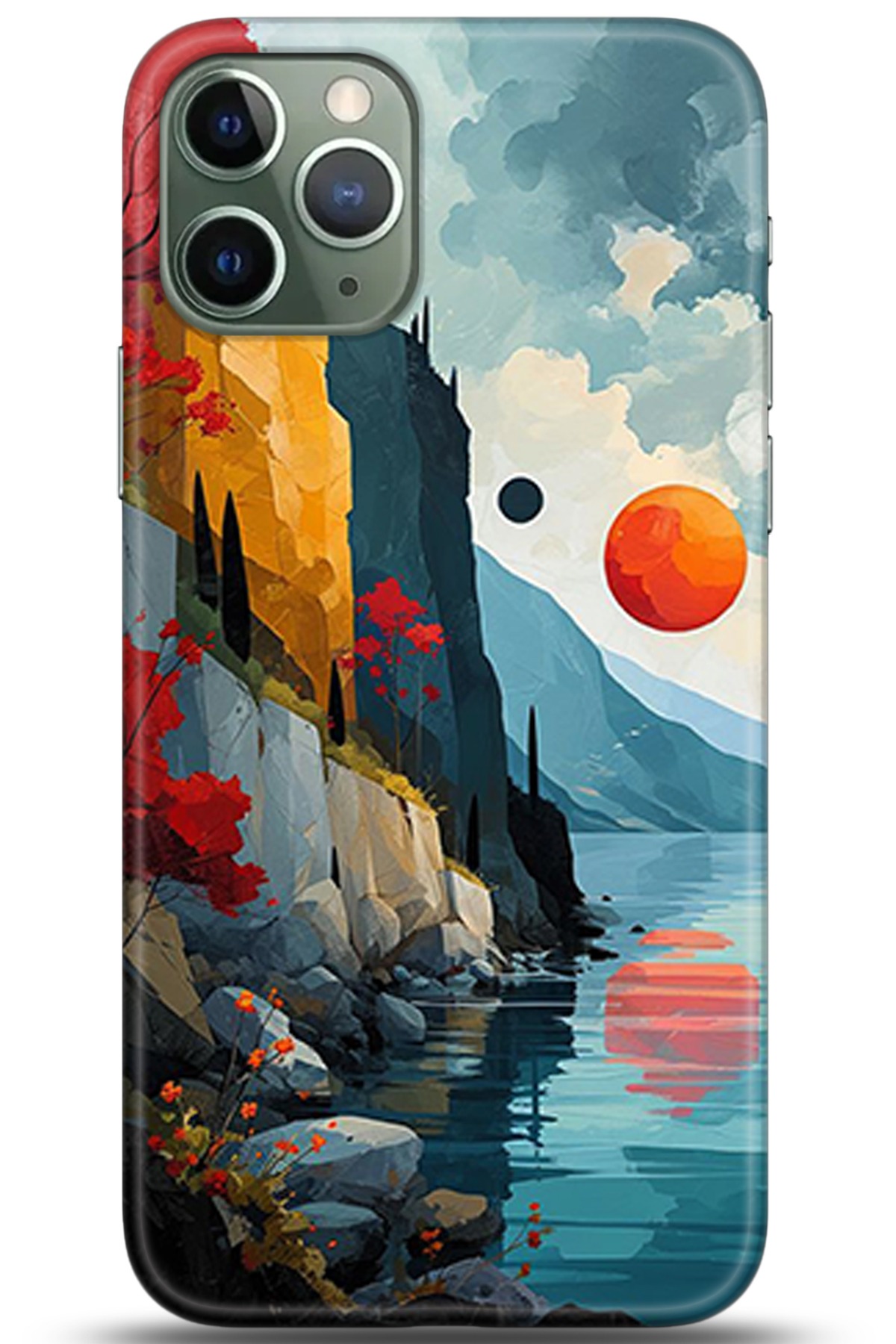 Apple iPhone 11 Pro Max Uyumlu Kılıf HD Baskılı Kılıf - Followed Institution 5368