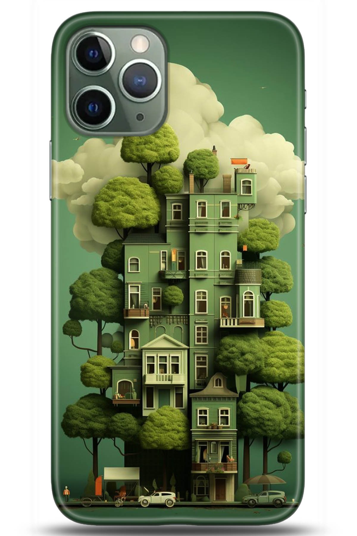 Apple iPhone 11 Pro Uyumlu Kılıf HD Baskılı Kılıf - Followed Institution 5273