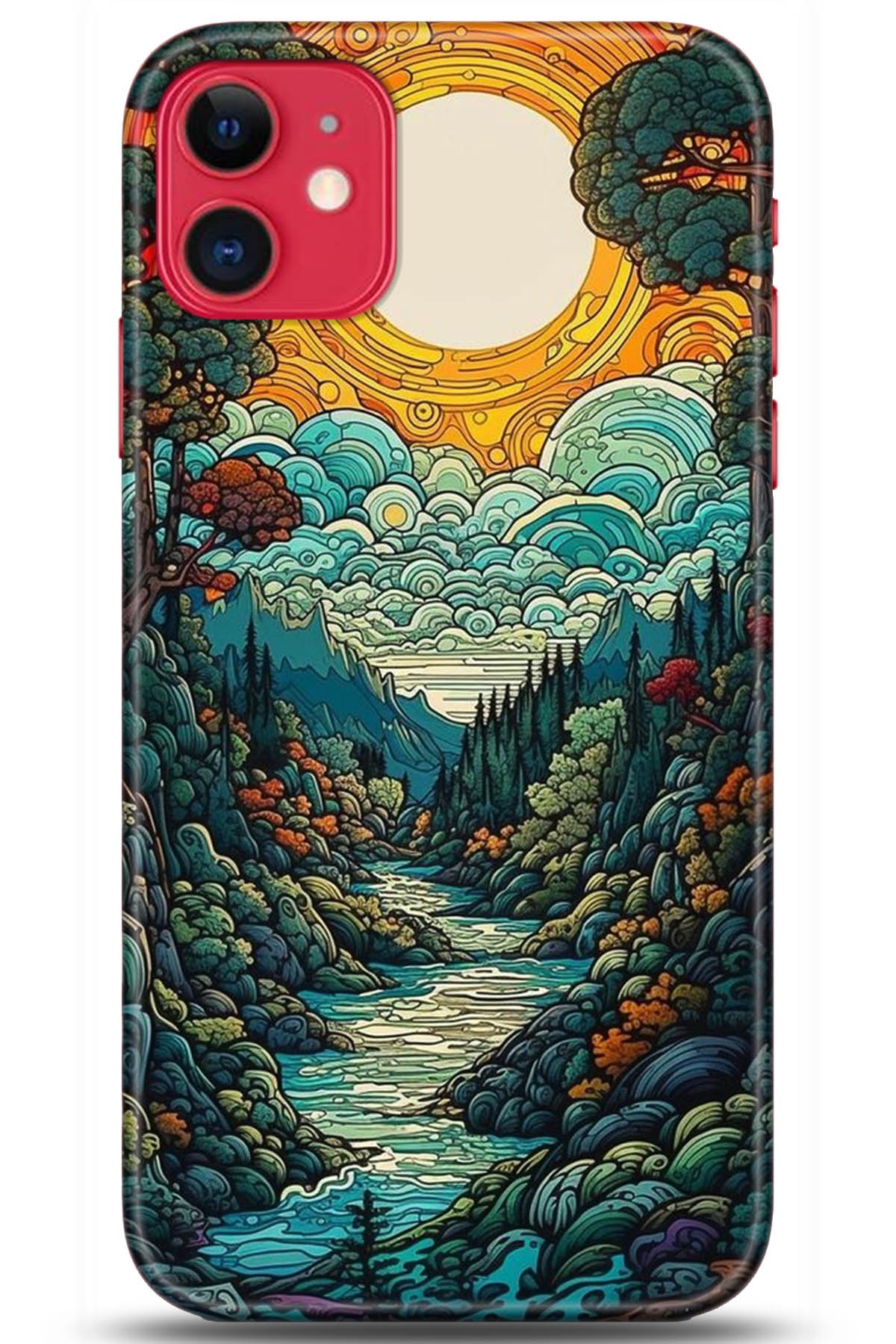 Apple iPhone 11 Uyumlu Kılıf HD Baskılı Kılıf - Followed Institution 5198