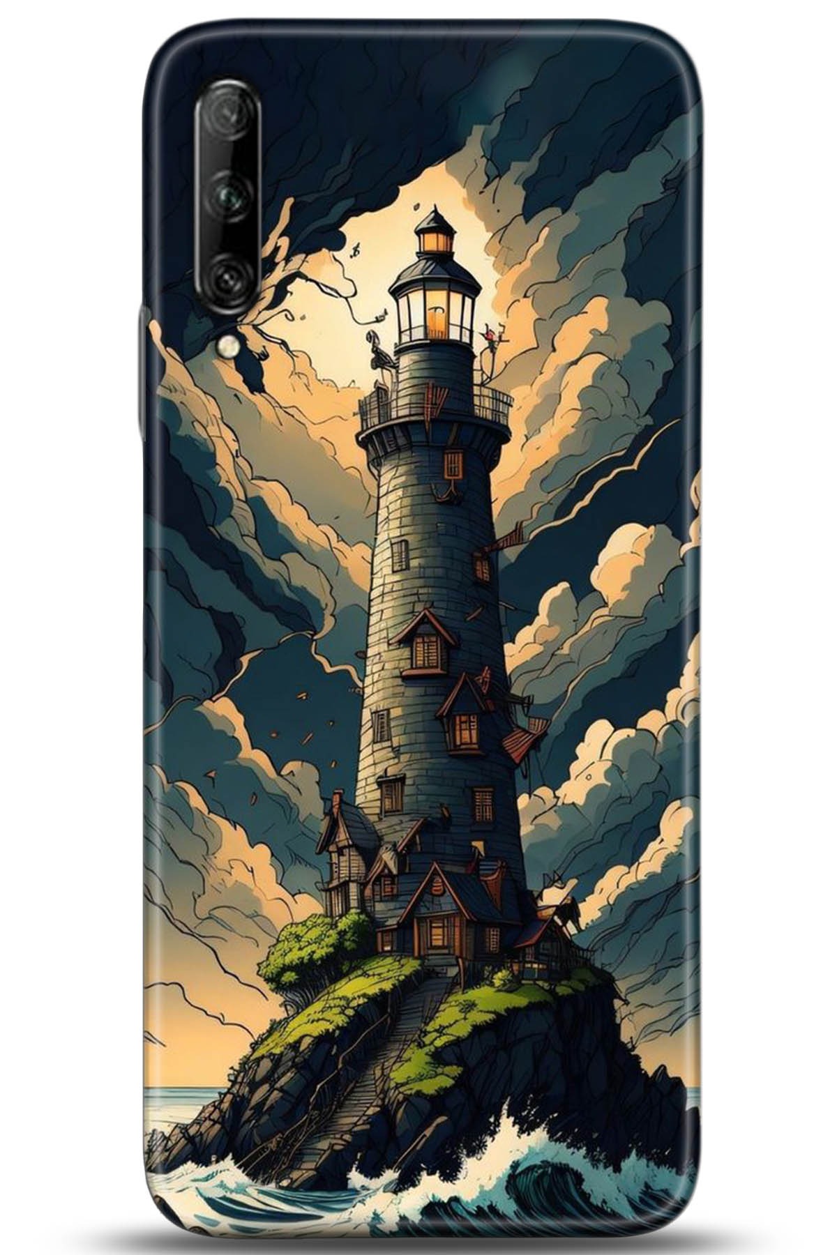 Huawei P Smart Pro 2019 Uyumlu Kılıf HD Baskılı Kılıf - Followed Institution 5236