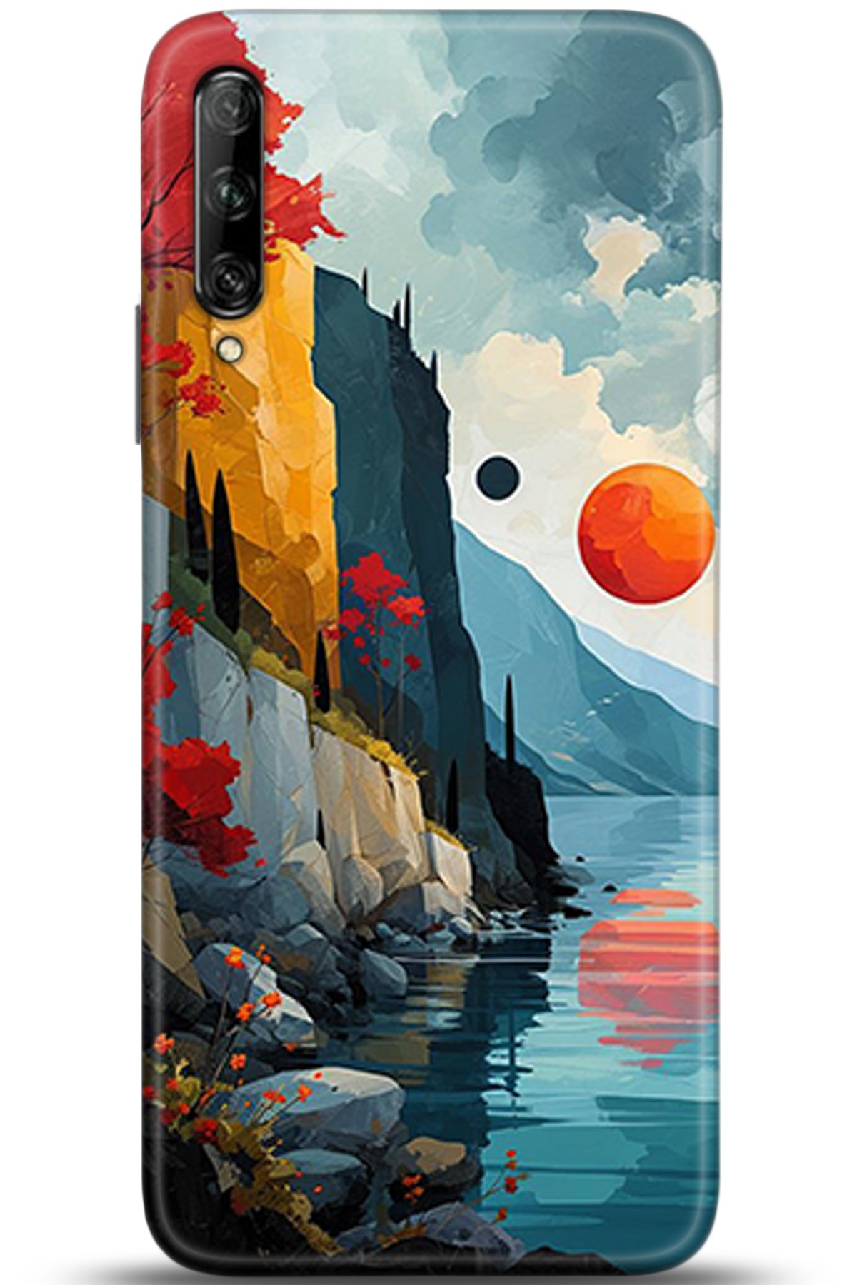 Huawei P Smart Pro 2019 Uyumlu Kılıf HD Baskılı Kılıf - Followed Institution 5368