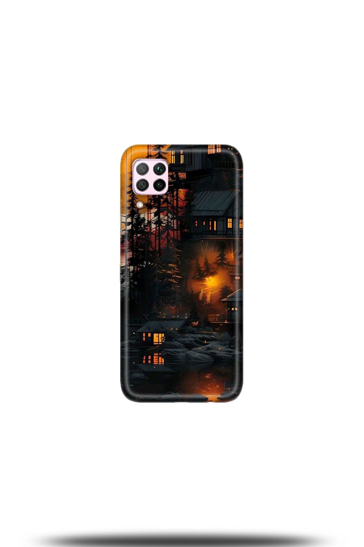 Huawei P40 Lite Uyumlu Kılıf HD Baskılı Kılıf - Followed Institution 5292