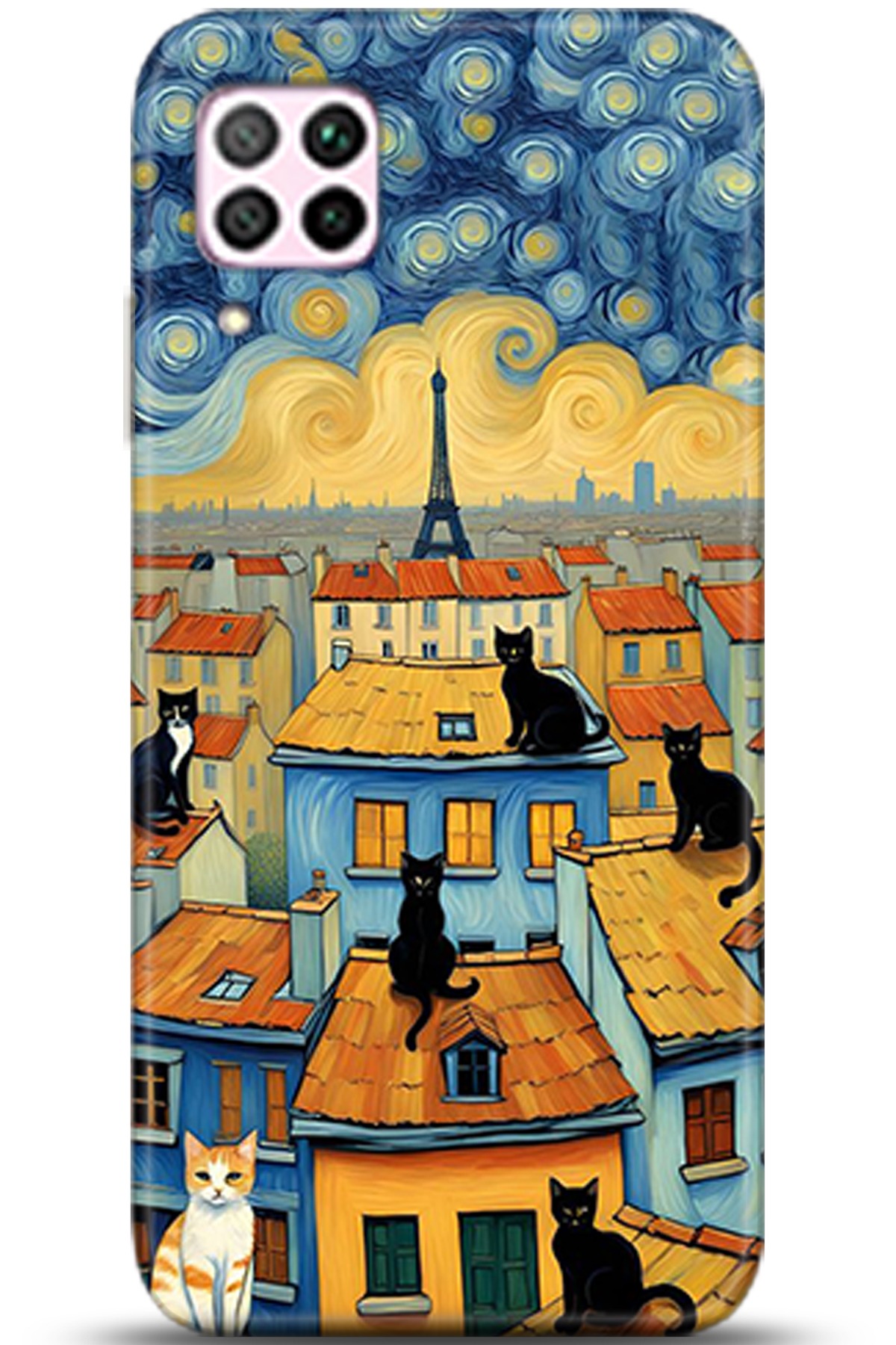 Huawei P40 Lite Uyumlu Kılıf HD Baskılı Kılıf - Followed Institution 5317