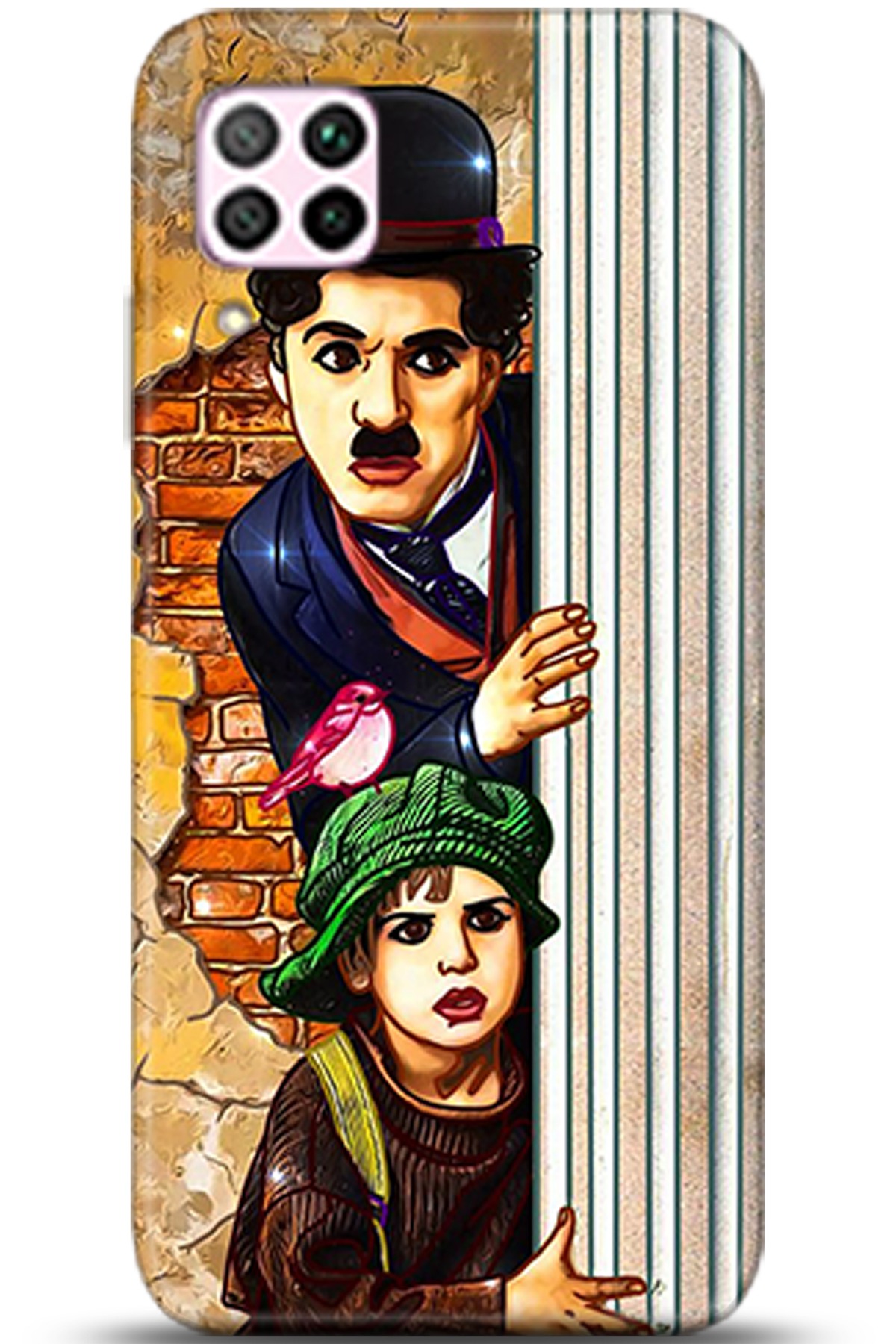 Huawei P40 Lite Uyumlu Kılıf HD Baskılı Kılıf - Followed Institution 5348