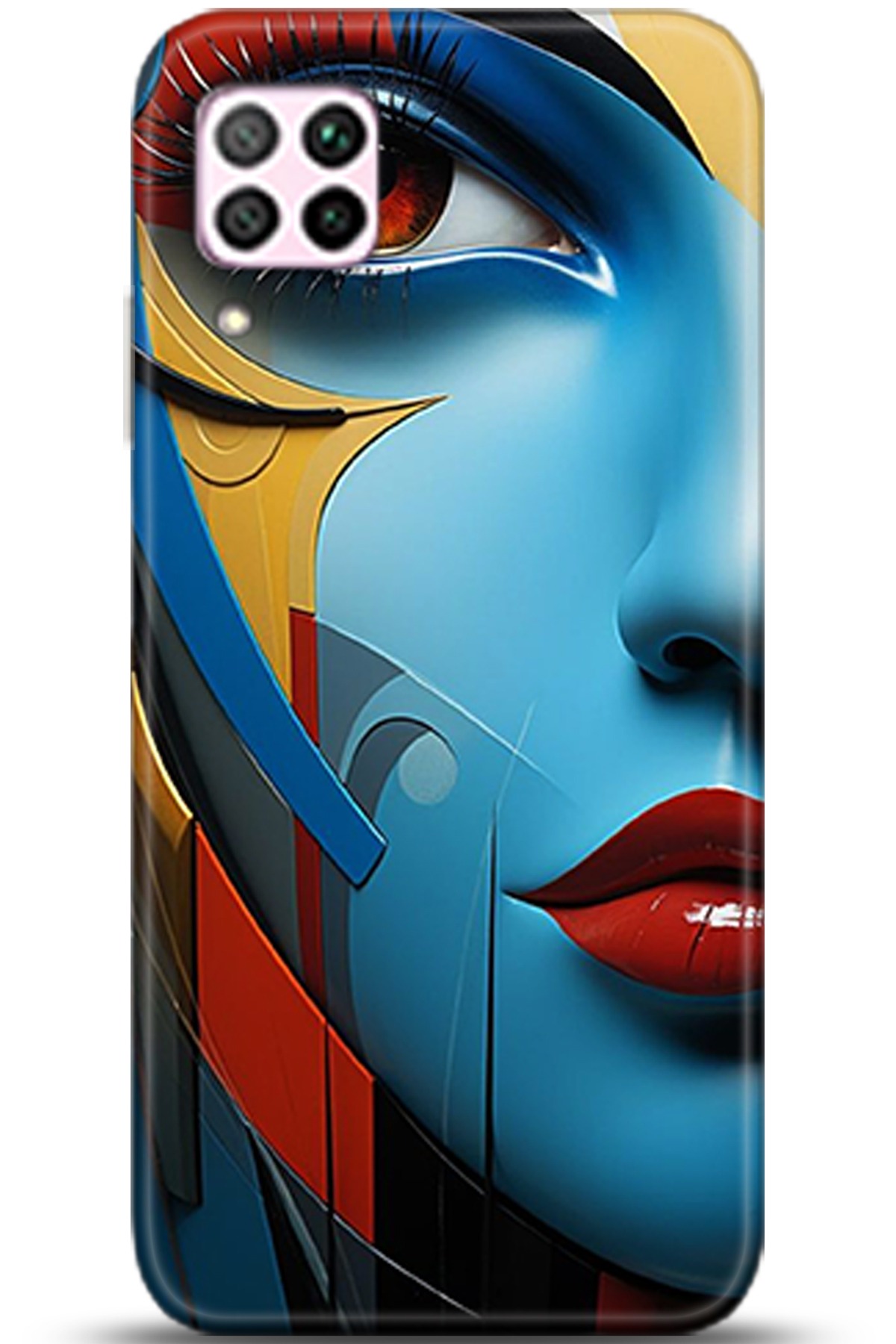 Huawei P40 Lite Uyumlu Kılıf HD Baskılı Kılıf - Followed Institution 5355