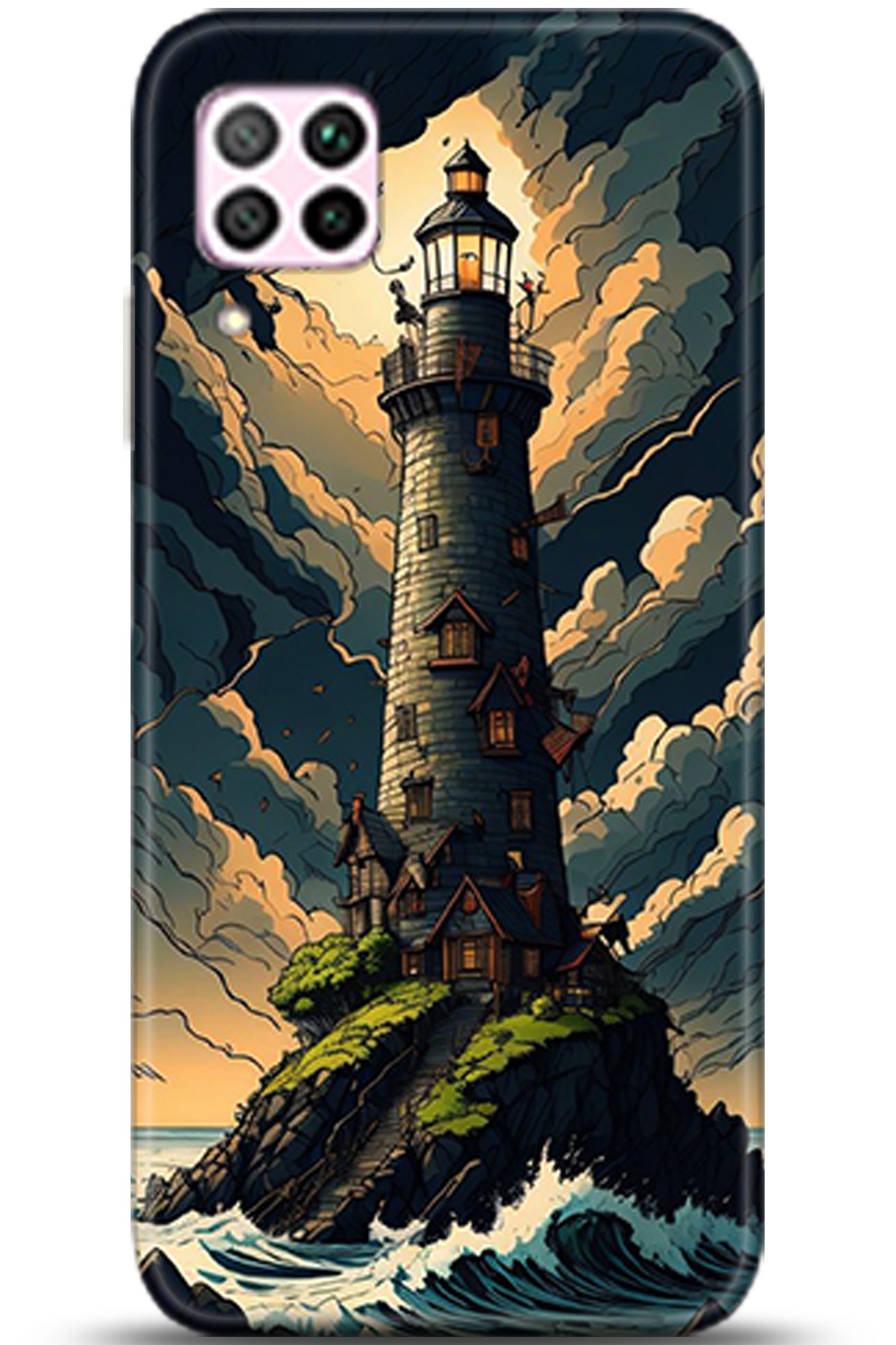 Huawei P40 Lite Uyumlu Kılıf HD Baskılı Kılıf - Followed Institution 5363