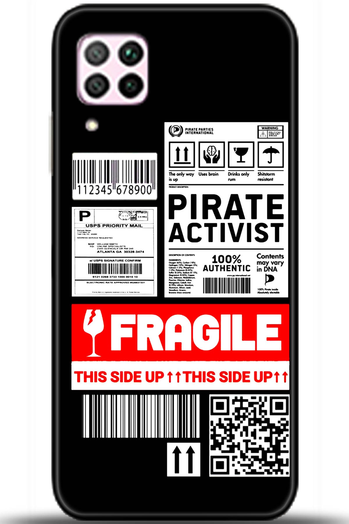 Huawei P40 Lite Uyumlu Kılıf HD Baskılı Kılıf - Followed Institution 5447