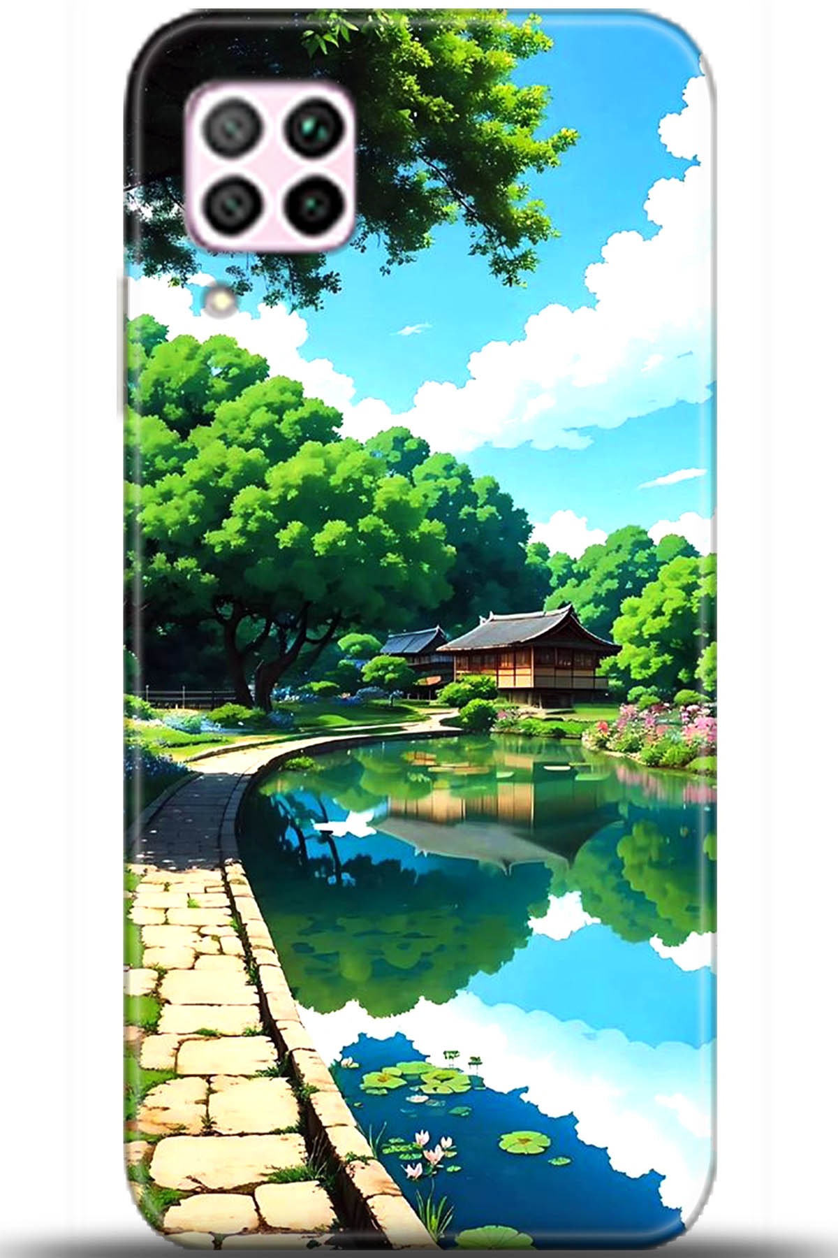 Huawei P40 Lite Uyumlu Kılıf HD Baskılı Kılıf - Followed Institution 5463