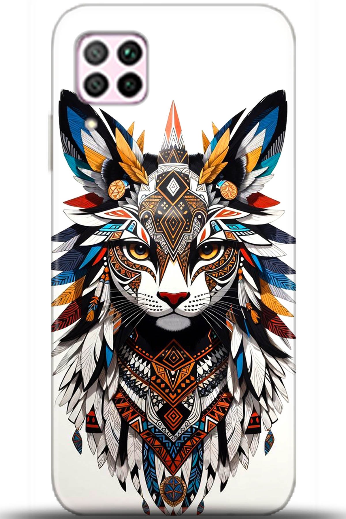 Huawei P40 Lite Uyumlu Kılıf HD Baskılı Kılıf - Followed Institution 5570