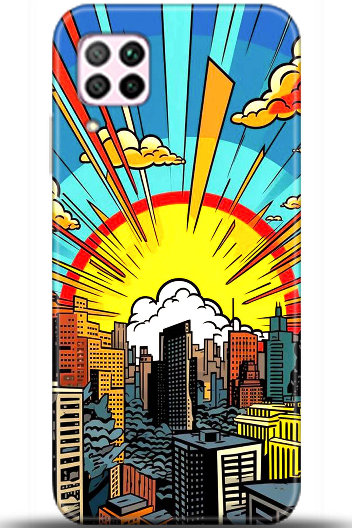 Huawei P40 Lite Uyumlu Kılıf HD Baskılı Kılıf - Followed Institution 5571