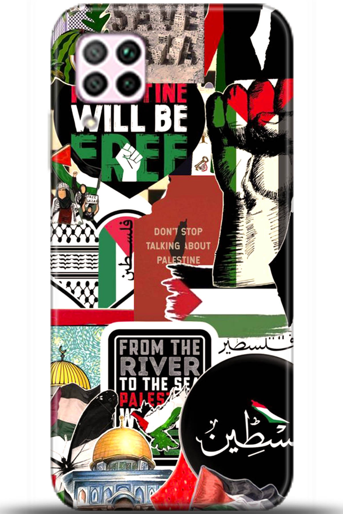 Huawei P40 Lite Uyumlu Kılıf HD Baskılı Kılıf - Followed Institution 5617