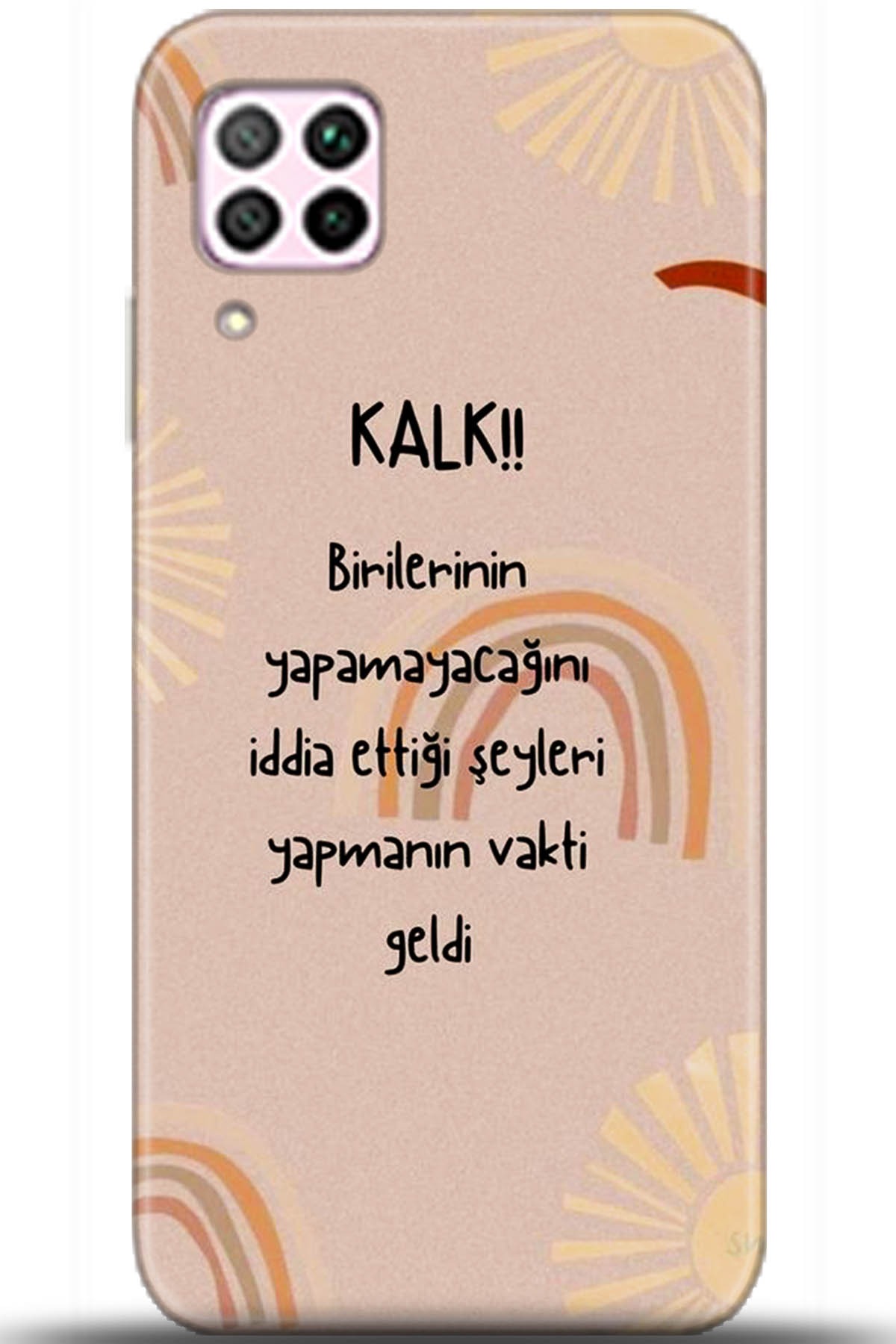 Huawei P40 Lite Uyumlu Kılıf HD Baskılı Kılıf - Followed Institution 5688