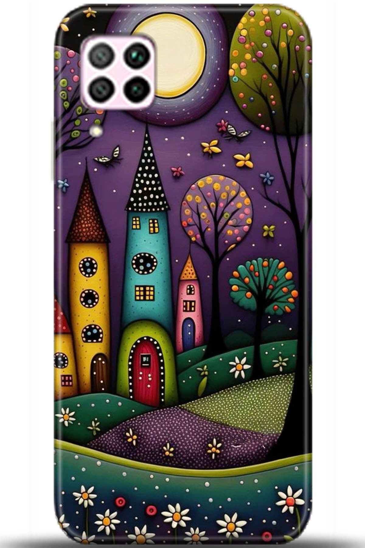 Huawei P40 Lite Uyumlu Kılıf HD Baskılı Kılıf - Followed Institution 5704