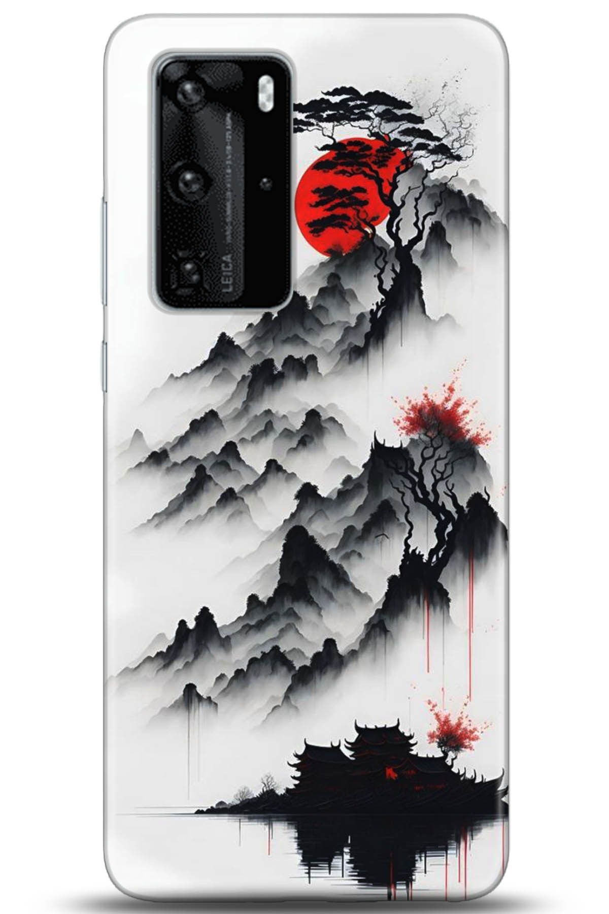 Huawei P40 Pro Uyumlu Kılıf HD Baskılı Kılıf - Followed Institution 5172