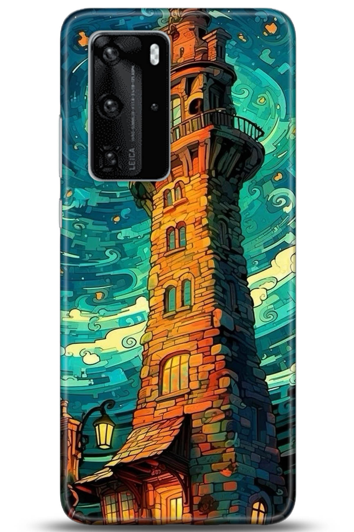 Huawei P40 Pro Uyumlu Kılıf HD Baskılı Kılıf - Followed Institution 5233