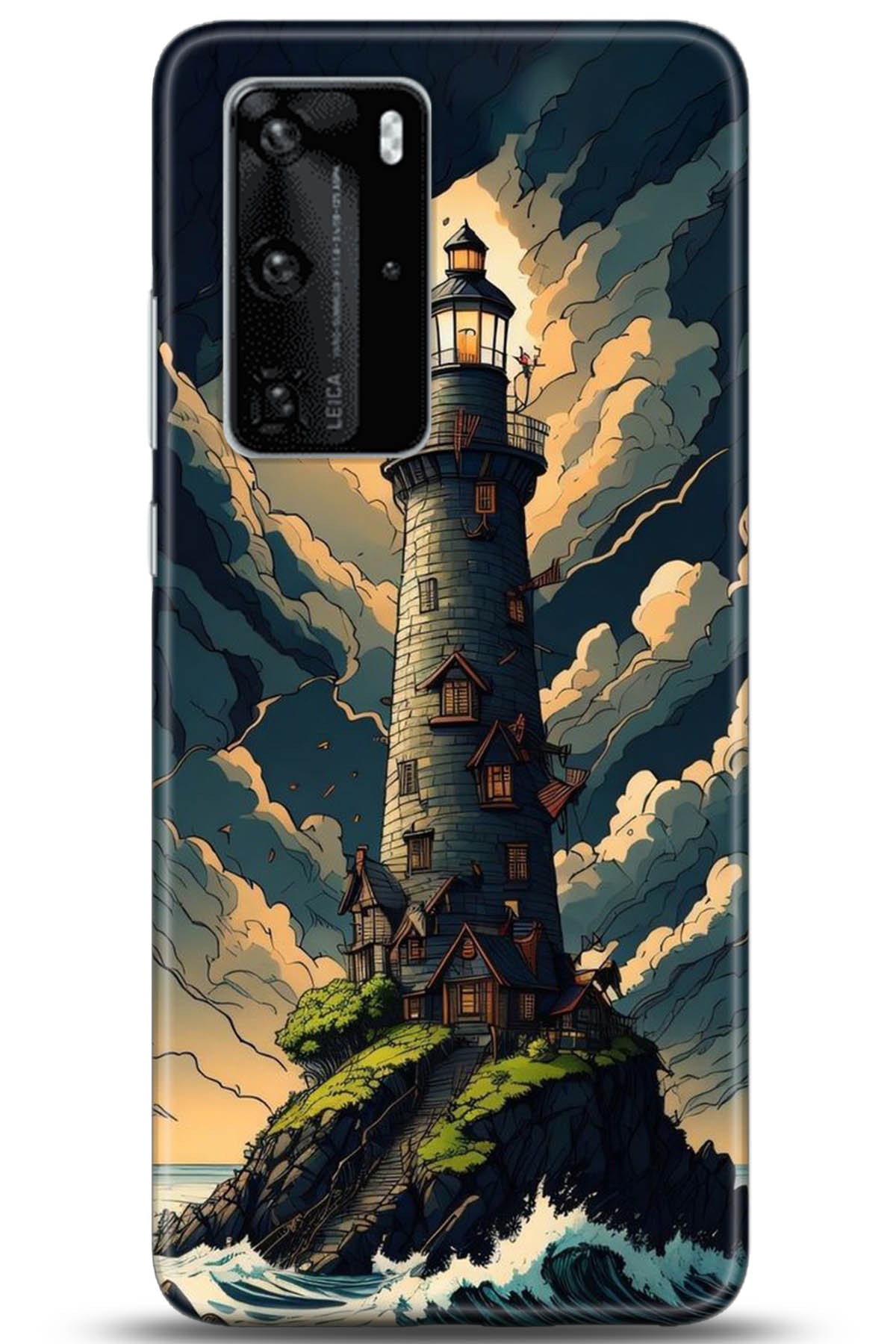 Huawei P40 Pro Uyumlu Kılıf HD Baskılı Kılıf - Followed Institution 5236