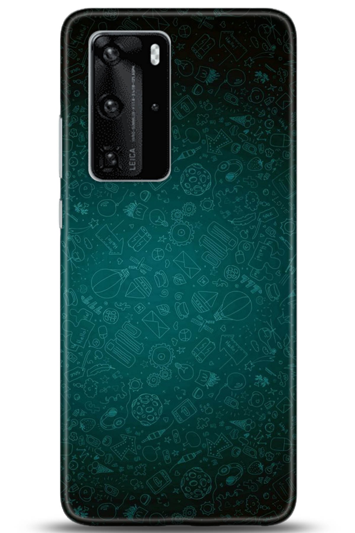 Huawei P40 Pro Uyumlu Kılıf HD Baskılı Kılıf - Followed Institution 5255