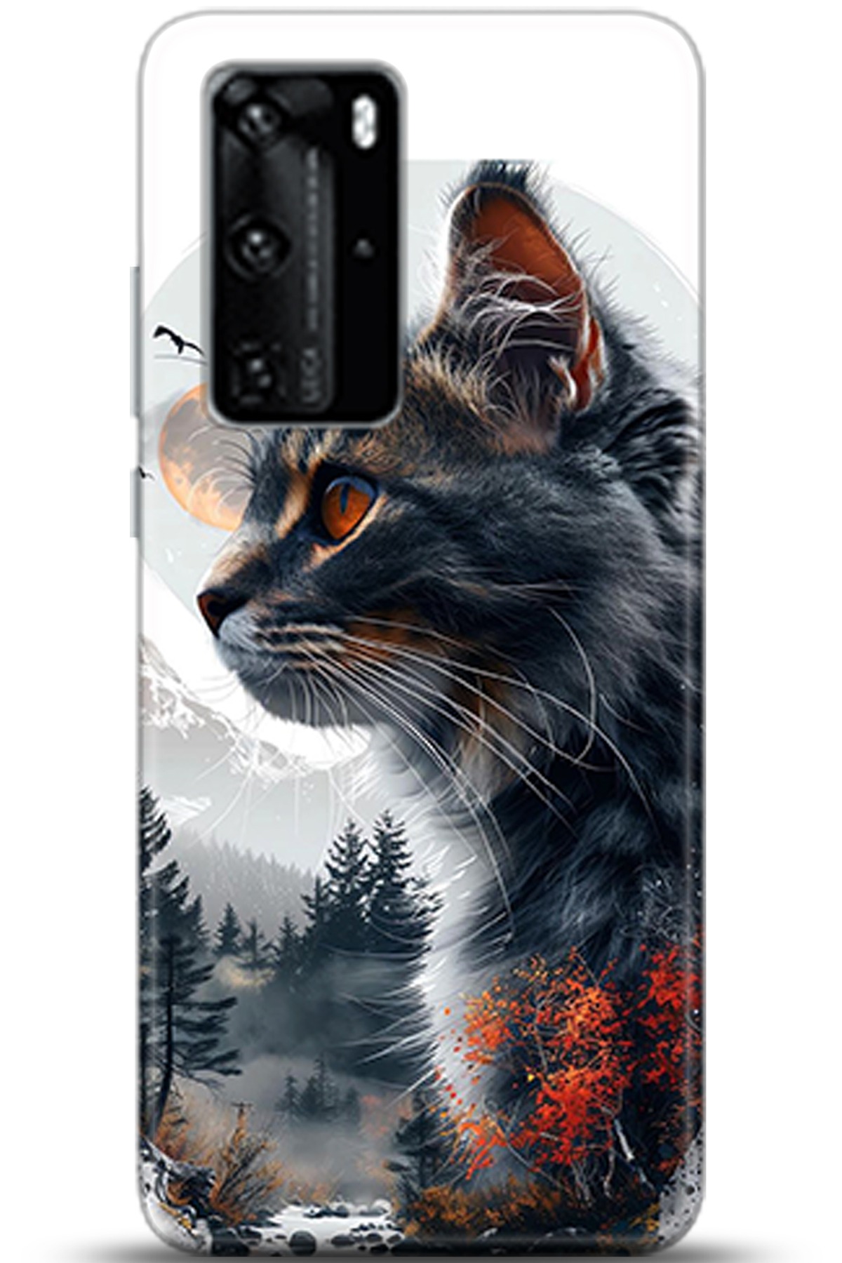 Huawei P40 Pro Uyumlu Kılıf HD Baskılı Kılıf - Followed Institution 5319