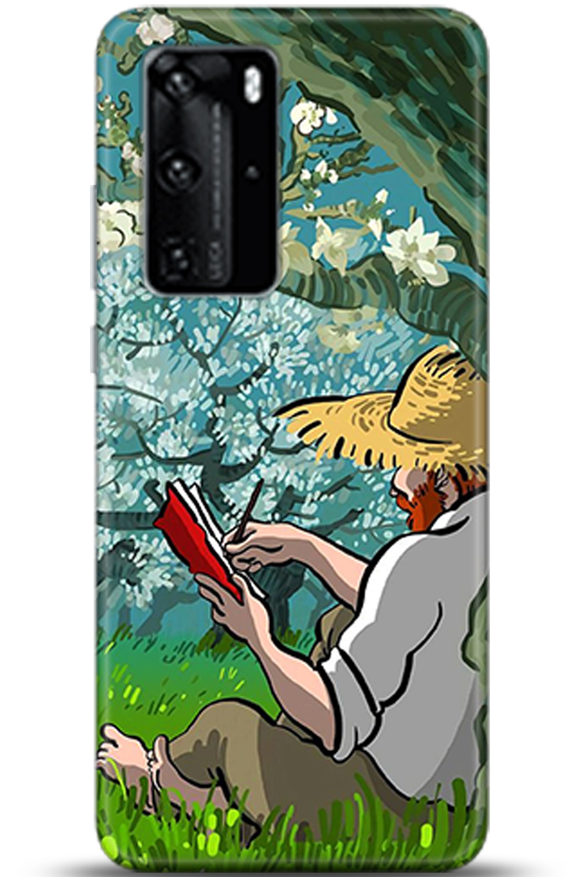 Huawei P40 Pro Uyumlu Kılıf HD Baskılı Kılıf - Followed Institution 5343