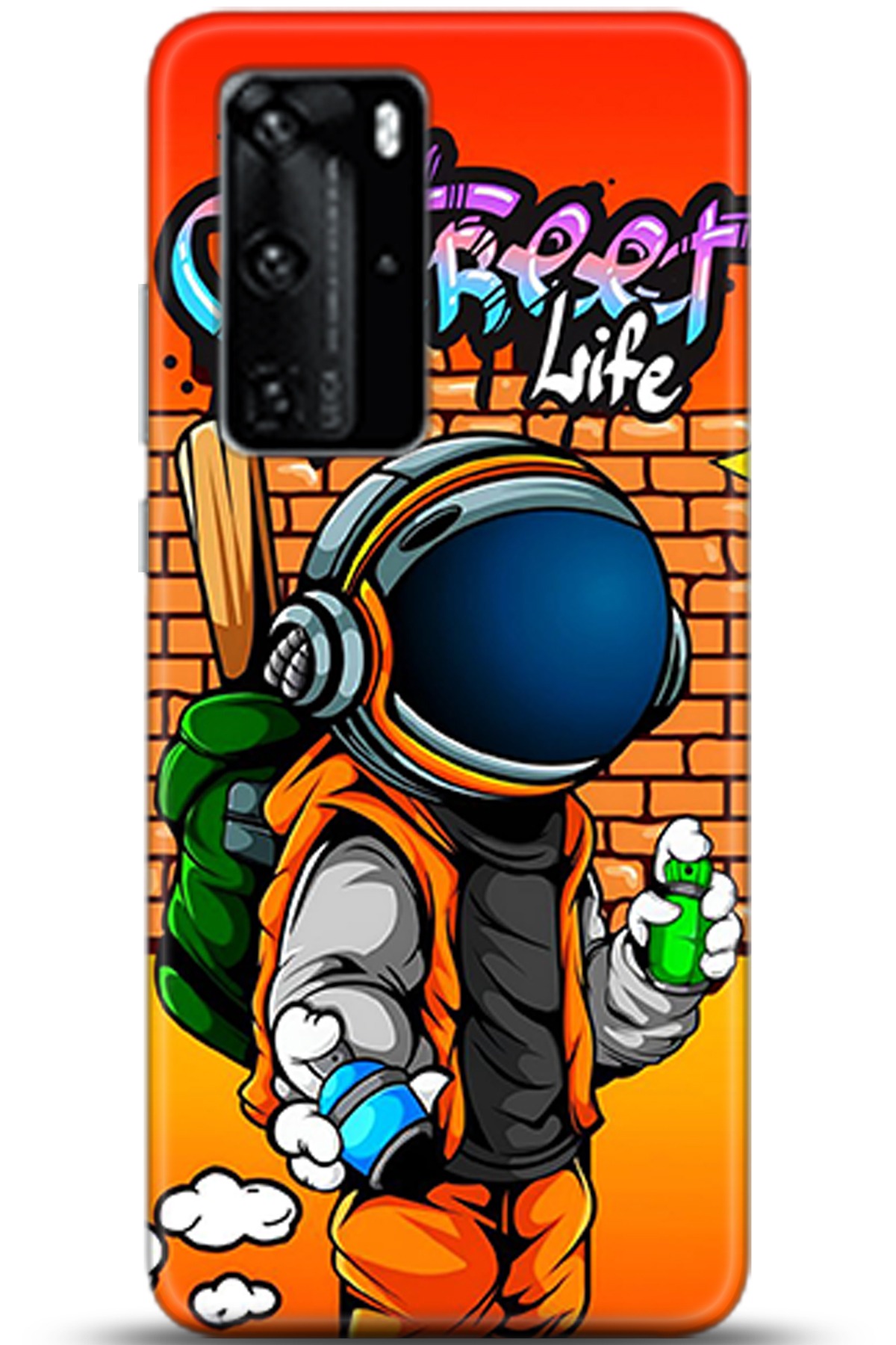 Huawei P40 Pro Uyumlu Kılıf HD Baskılı Kılıf - Followed Institution 5350